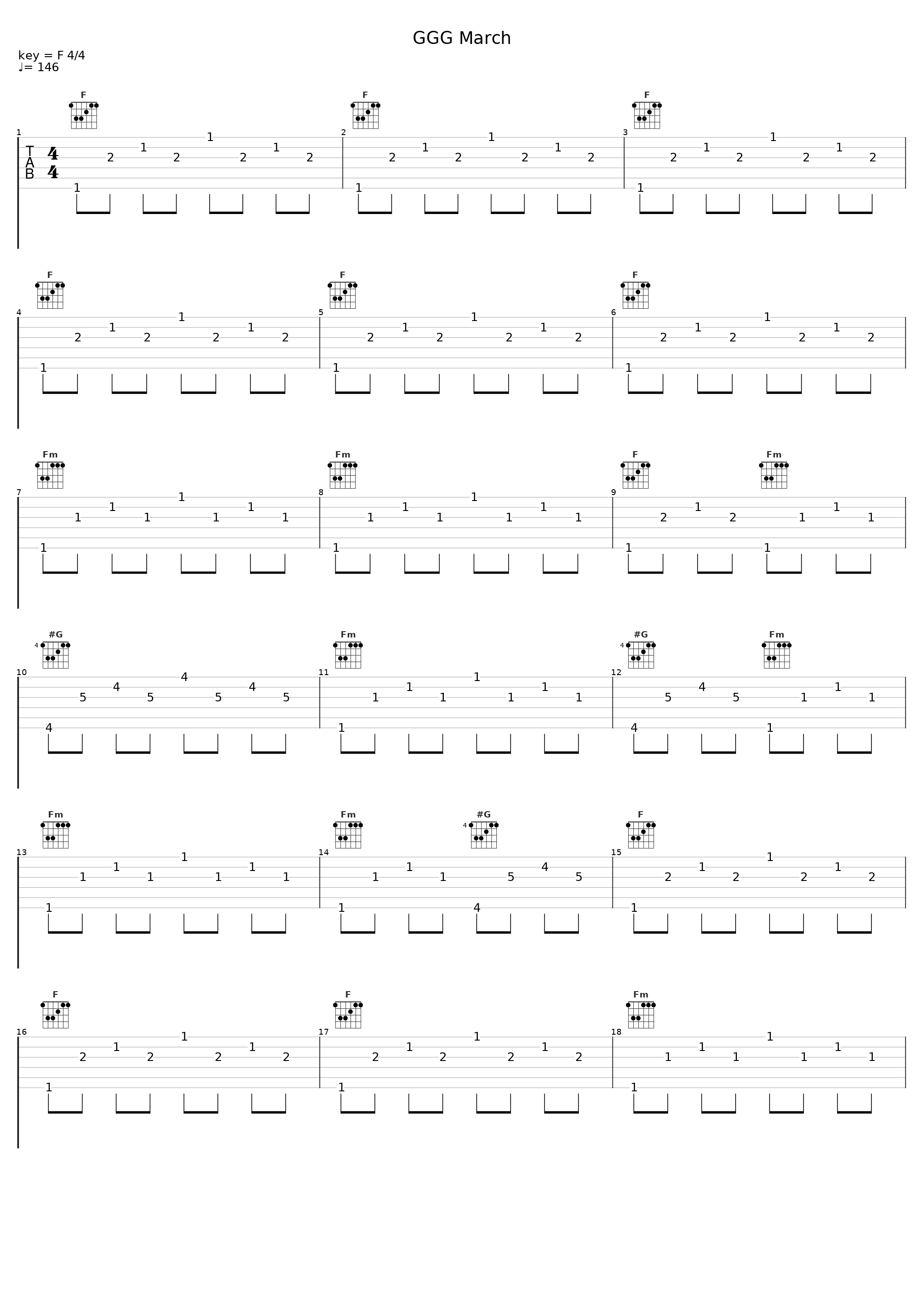 GGG March_Masaaki Endoh,田中公平,Yoshitomo Yonetani_1