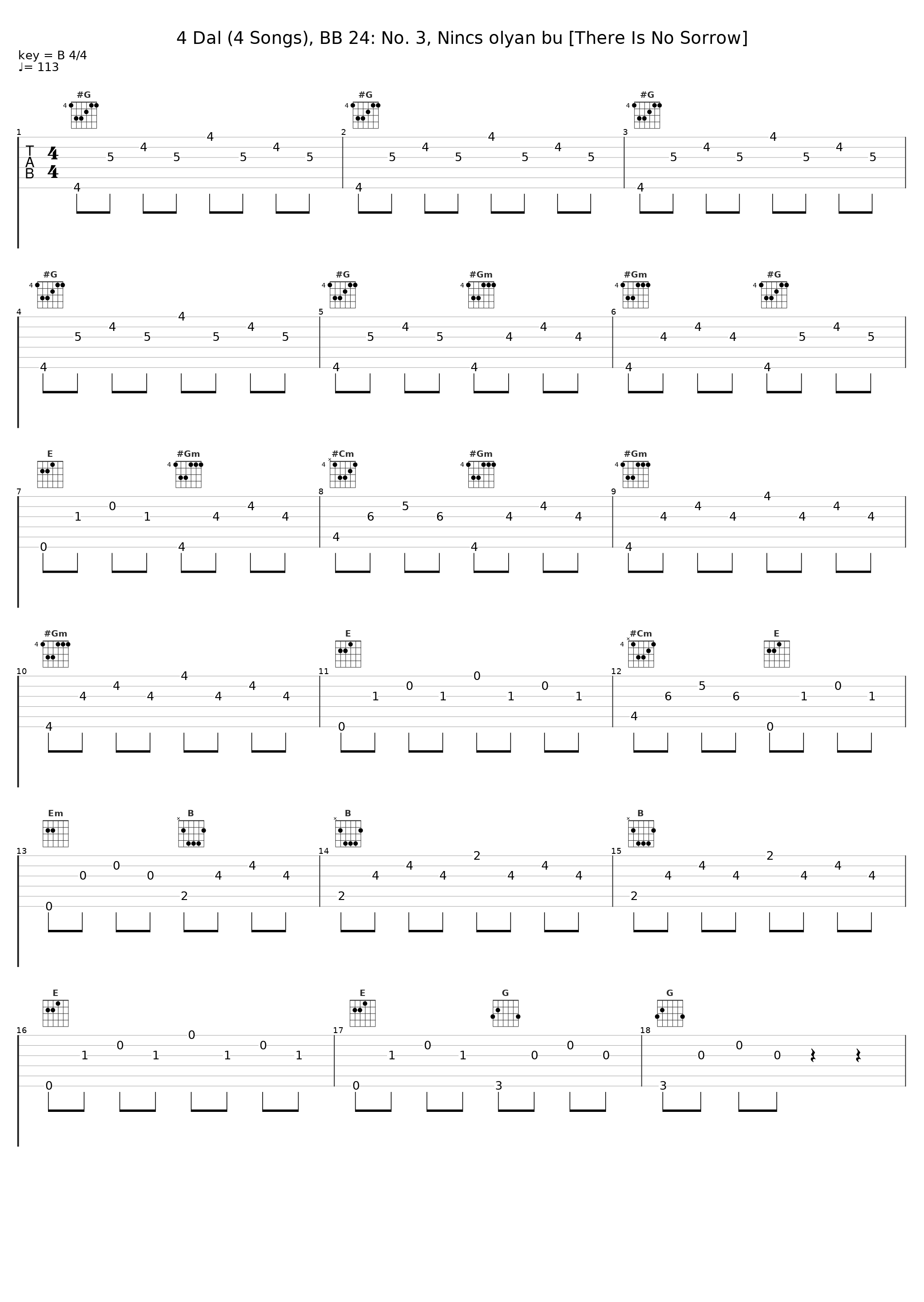 4 Dal (4 Songs), BB 24: No. 3, Nincs olyan bu [There Is No Sorrow]_Andrea Meláth,Emese Virág_1