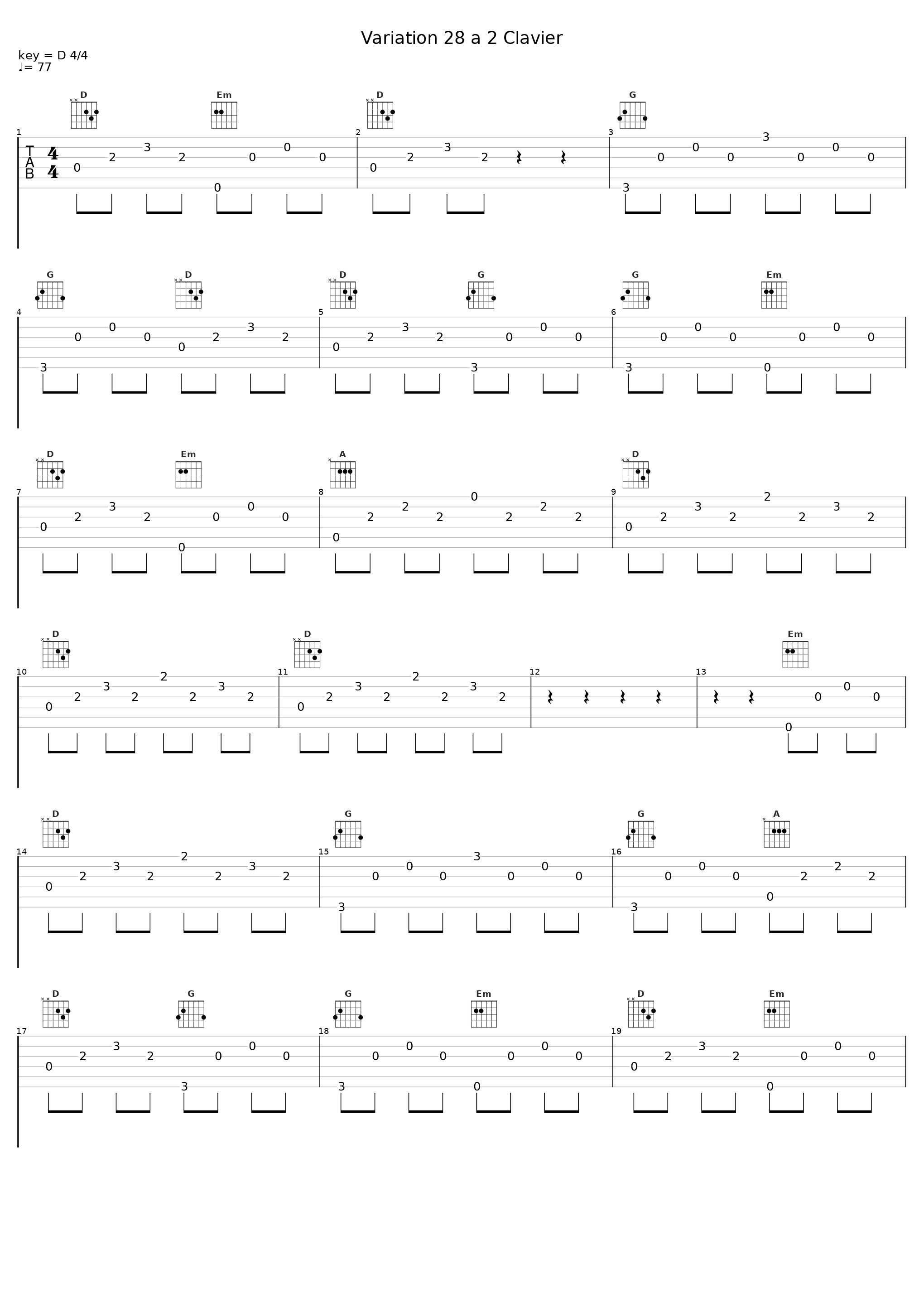 Variation 28 a 2 Clavier_朱晓玫_1