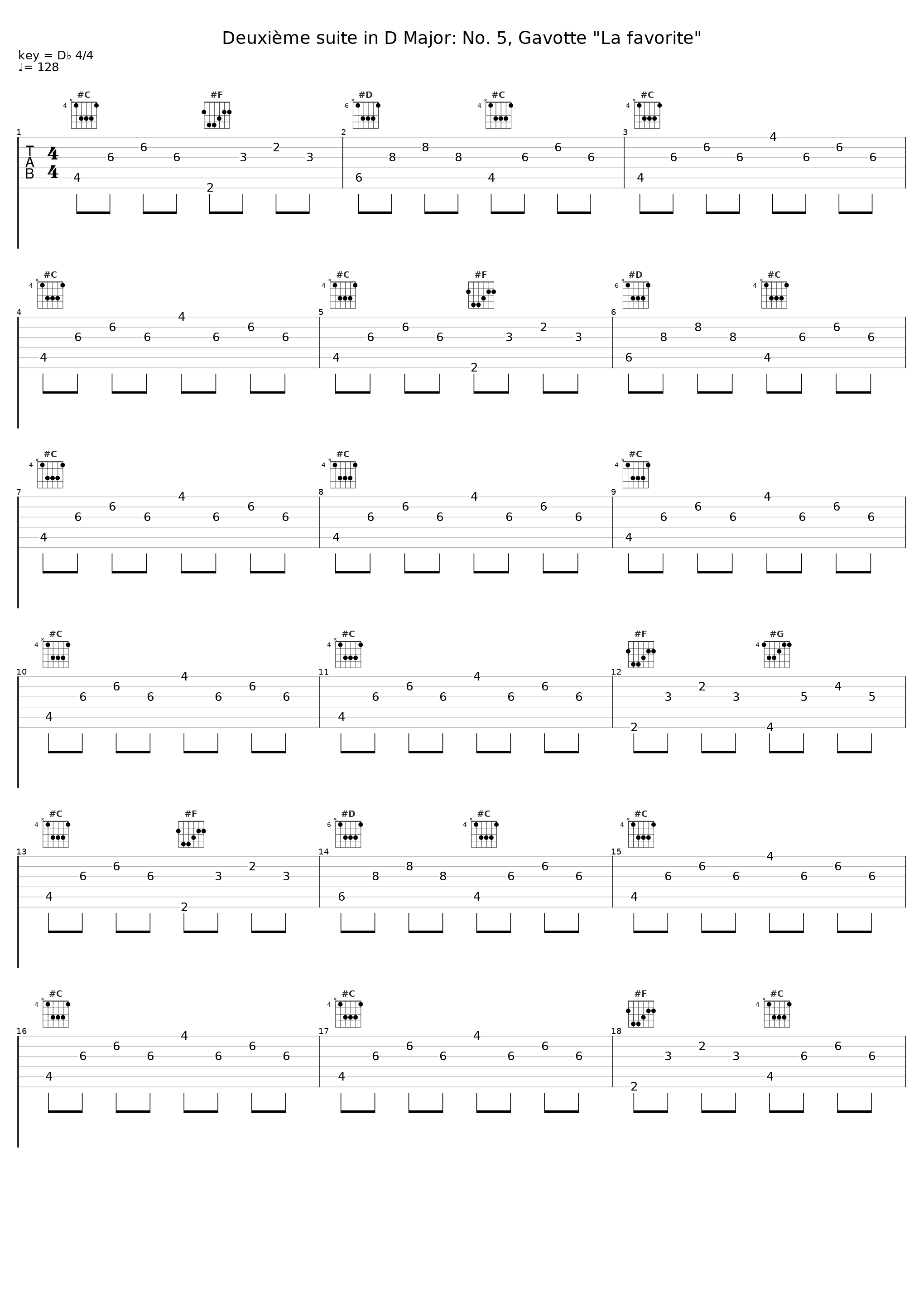 Deuxième suite in D Major: No. 5, Gavotte "La favorite"_Francois Joubert-Caillet,L'Achéron,Marin Marais_1