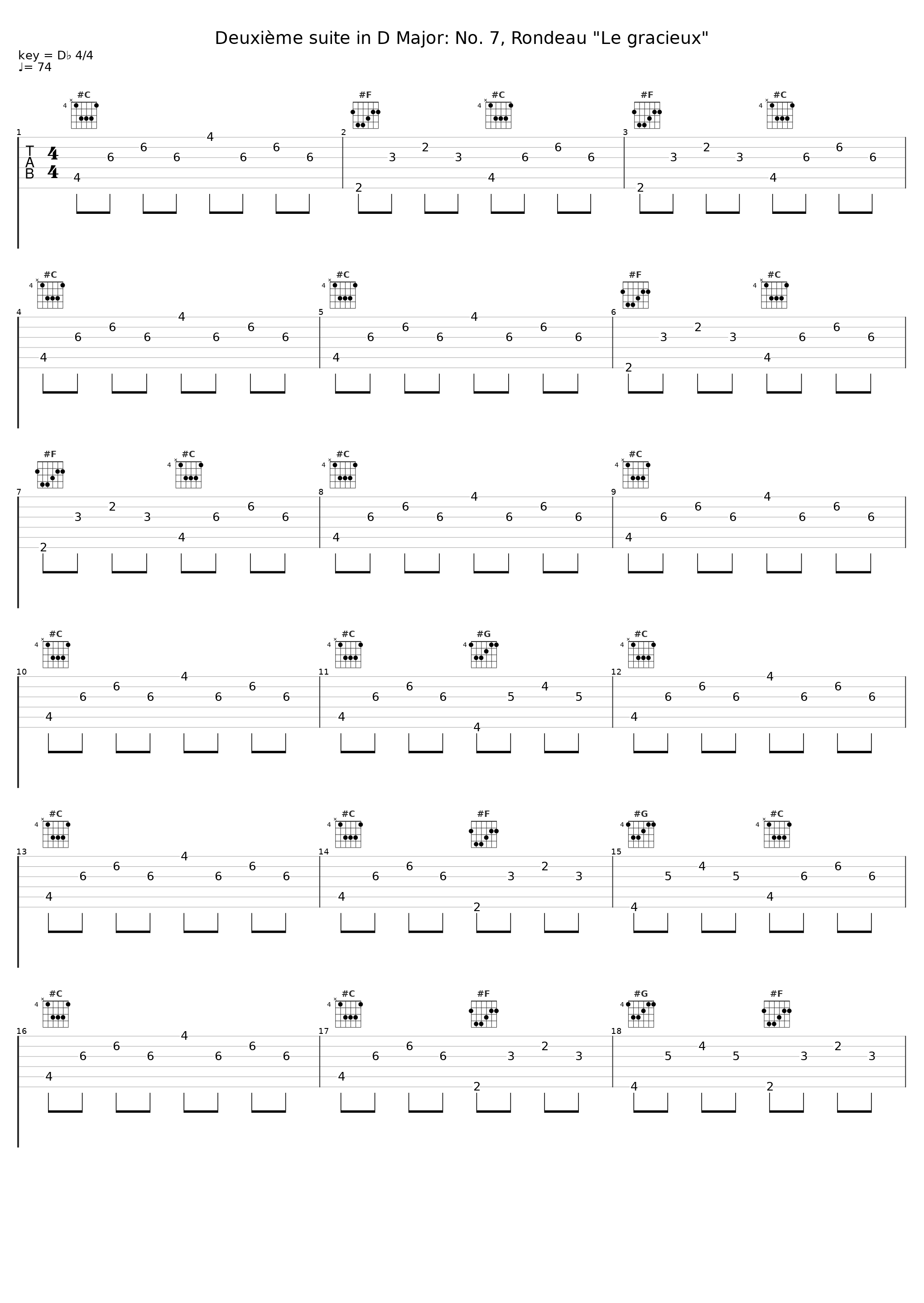 Deuxième suite in D Major: No. 7, Rondeau "Le gracieux"_Francois Joubert-Caillet,L'Achéron,Marin Marais_1