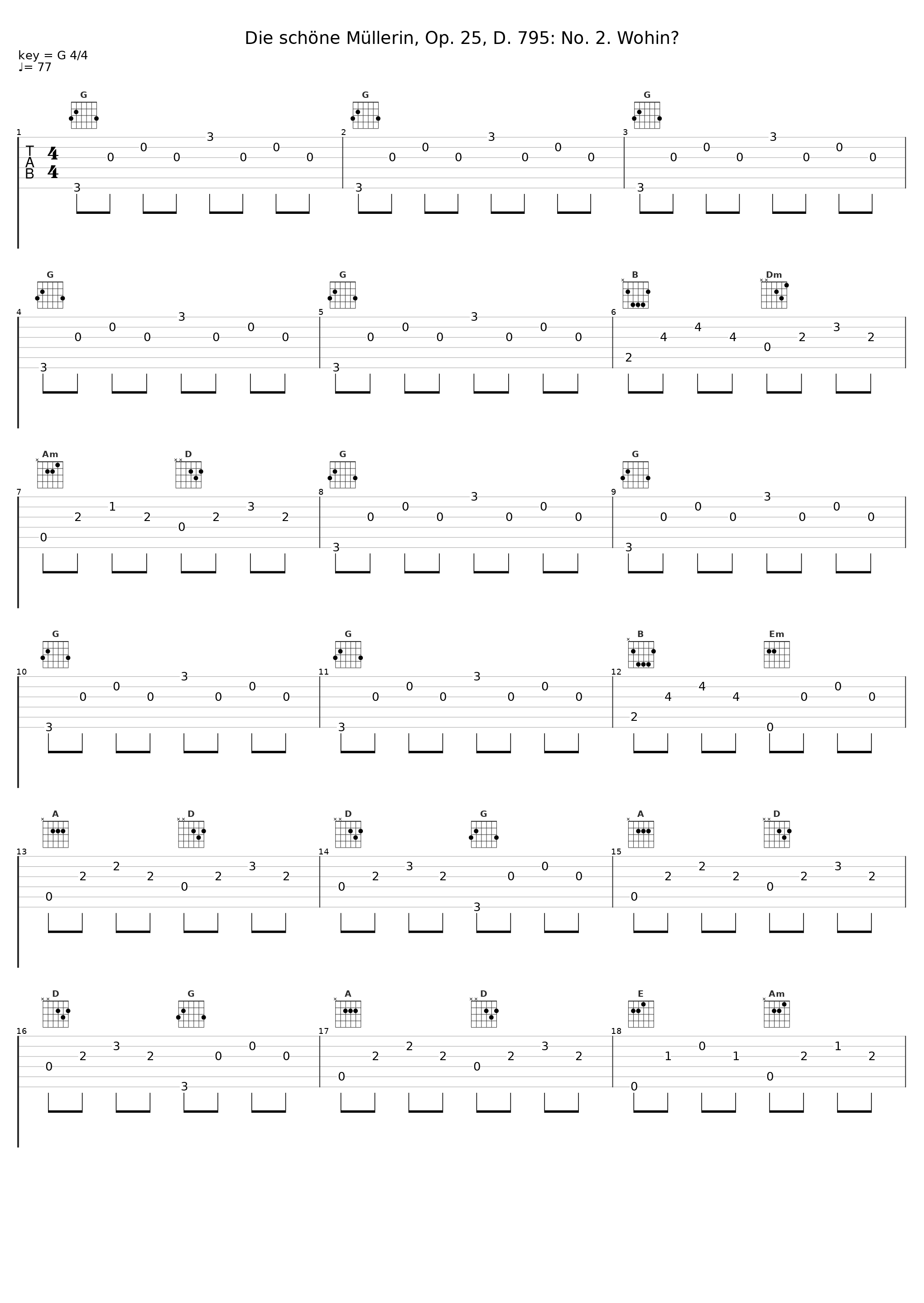 Die schöne Müllerin, Op. 25, D. 795: No. 2. Wohin?_Fritz Wunderlich_1