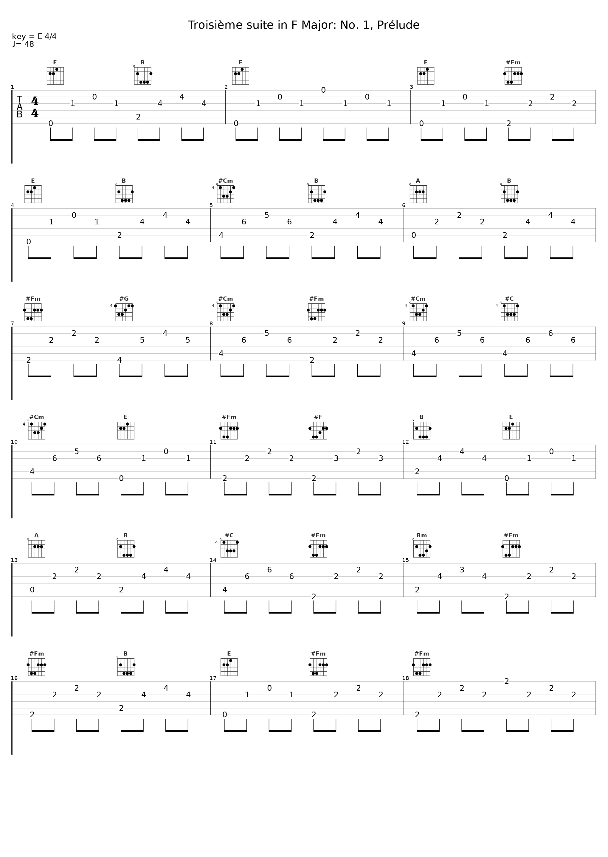 Troisième suite in F Major: No. 1, Prélude_Francois Joubert-Caillet,L'Achéron,Marin Marais_1