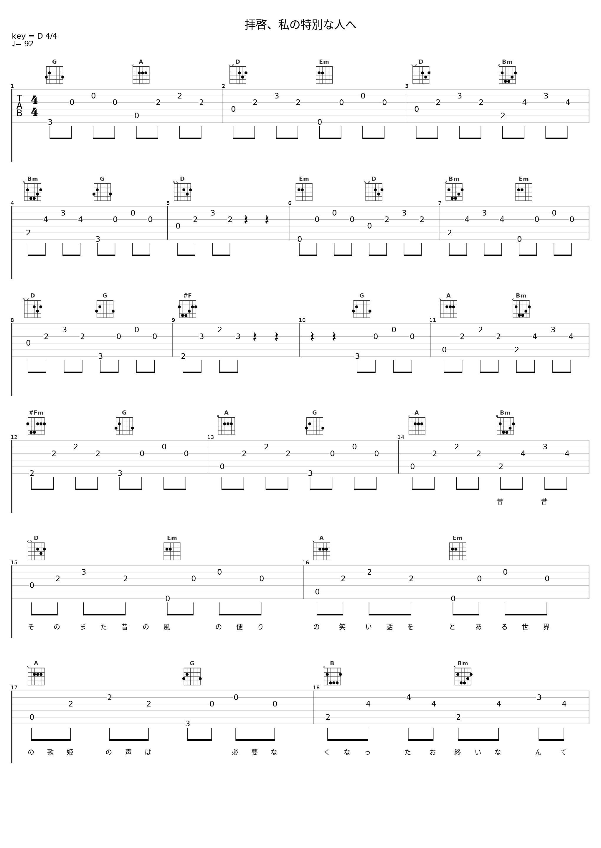 拝啓、私の特別な人へ_キノシタ_1