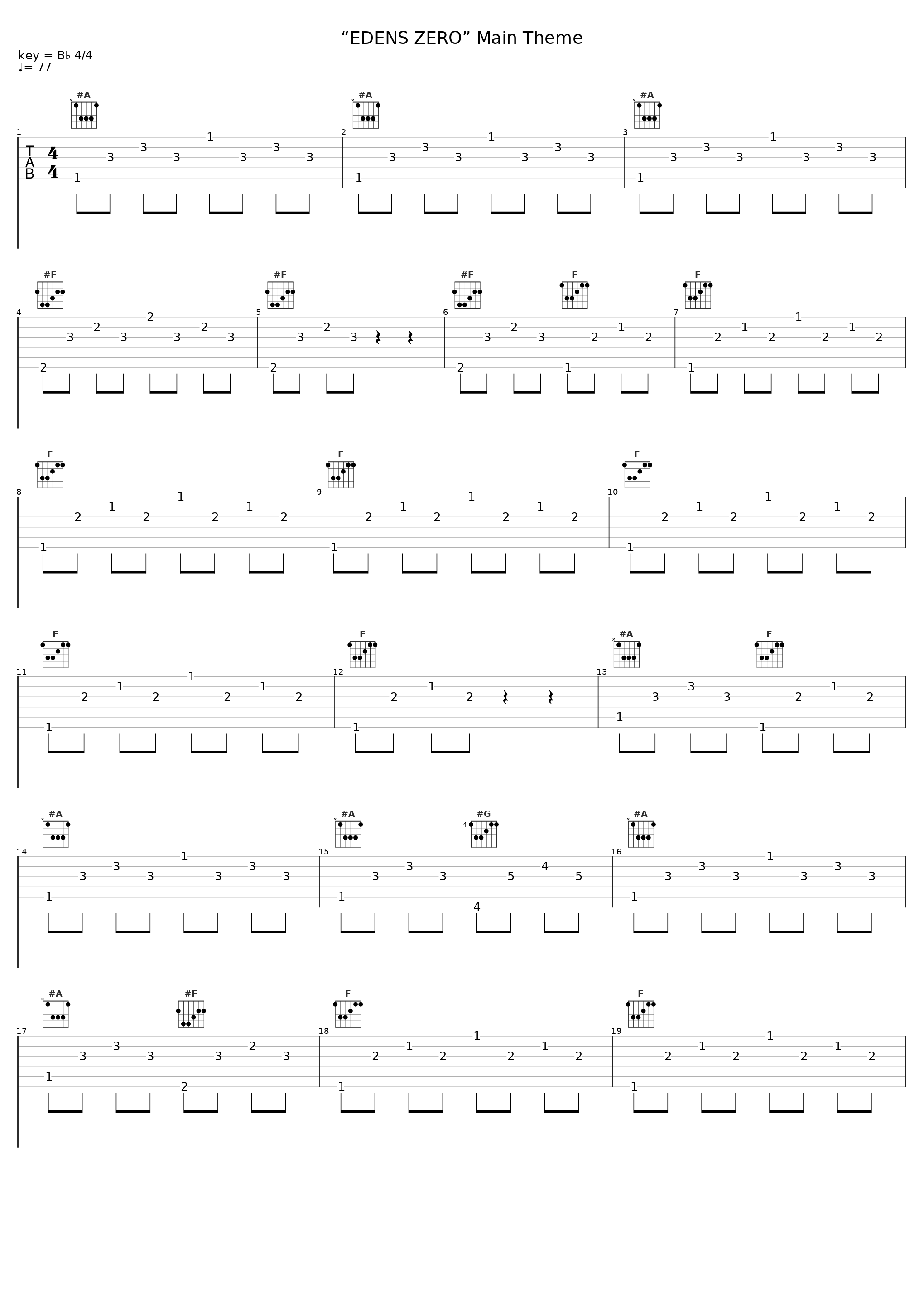 “EDENS ZERO” Main Theme_平野義久_1