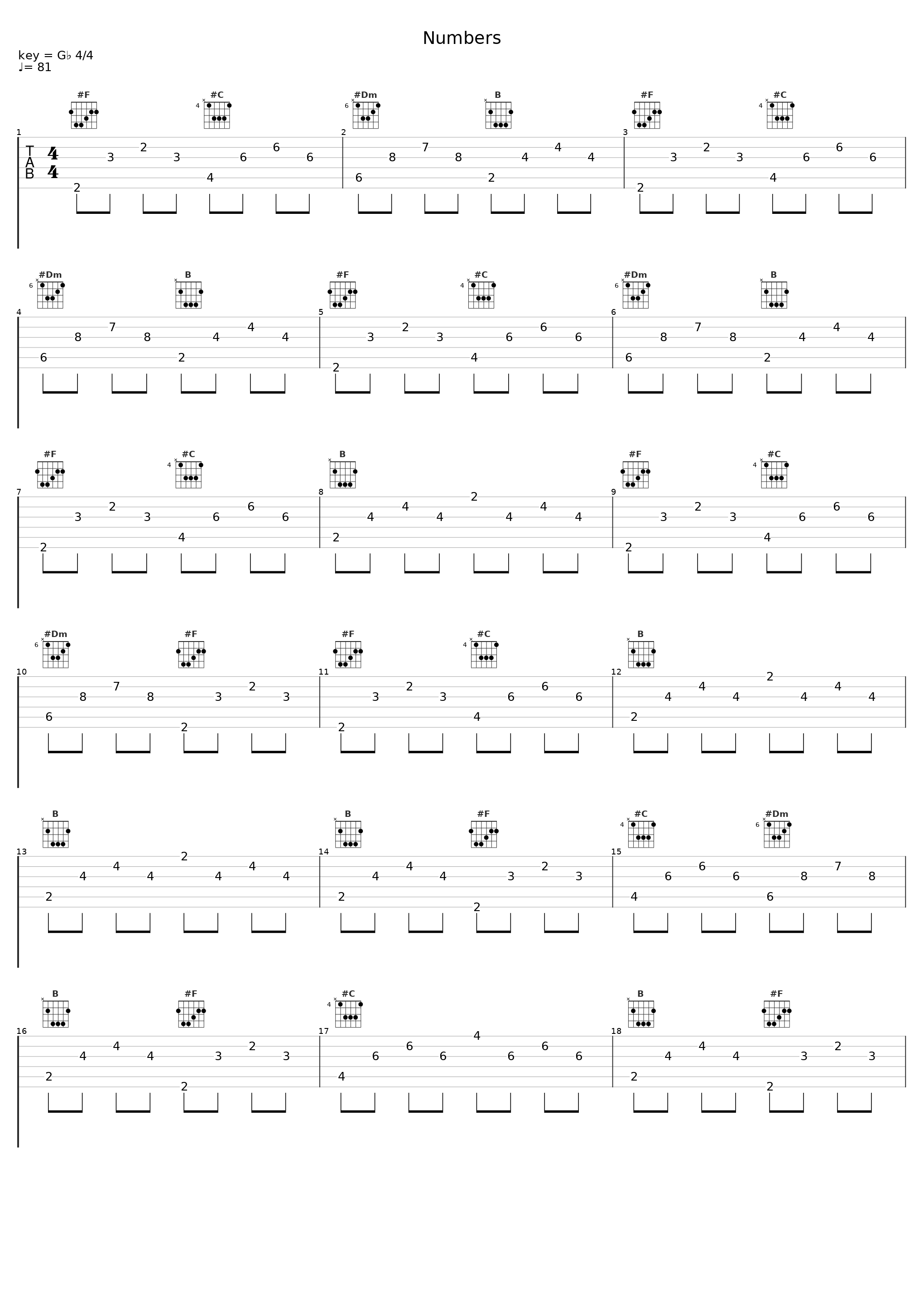 Numbers_Jason Michael Carroll_1