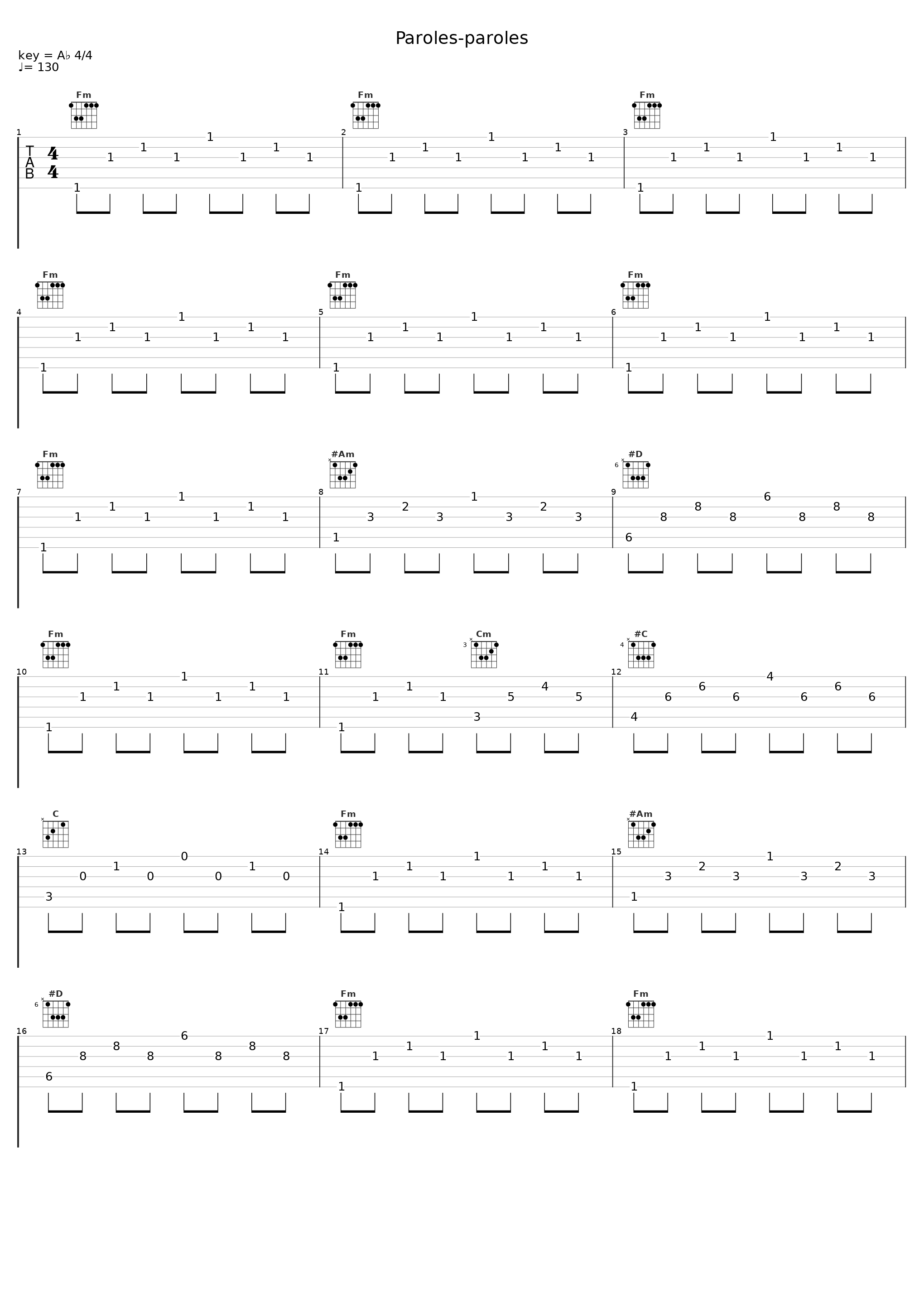 Paroles-paroles_Raymond LeFevre_1