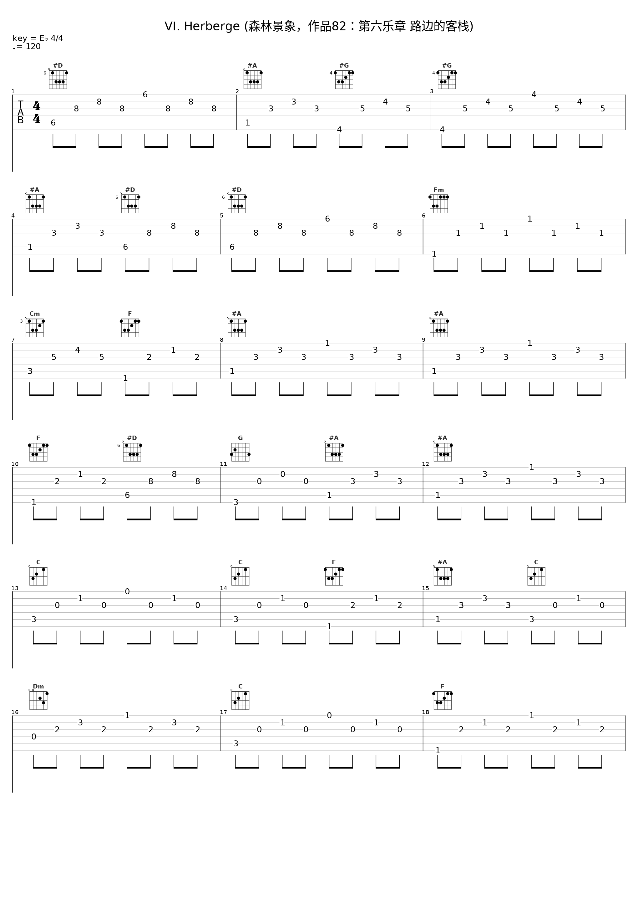 VI. Herberge (森林景象，作品82：第六乐章 路边的客栈)_Martin Stadtfeld,Robert Schumann_1