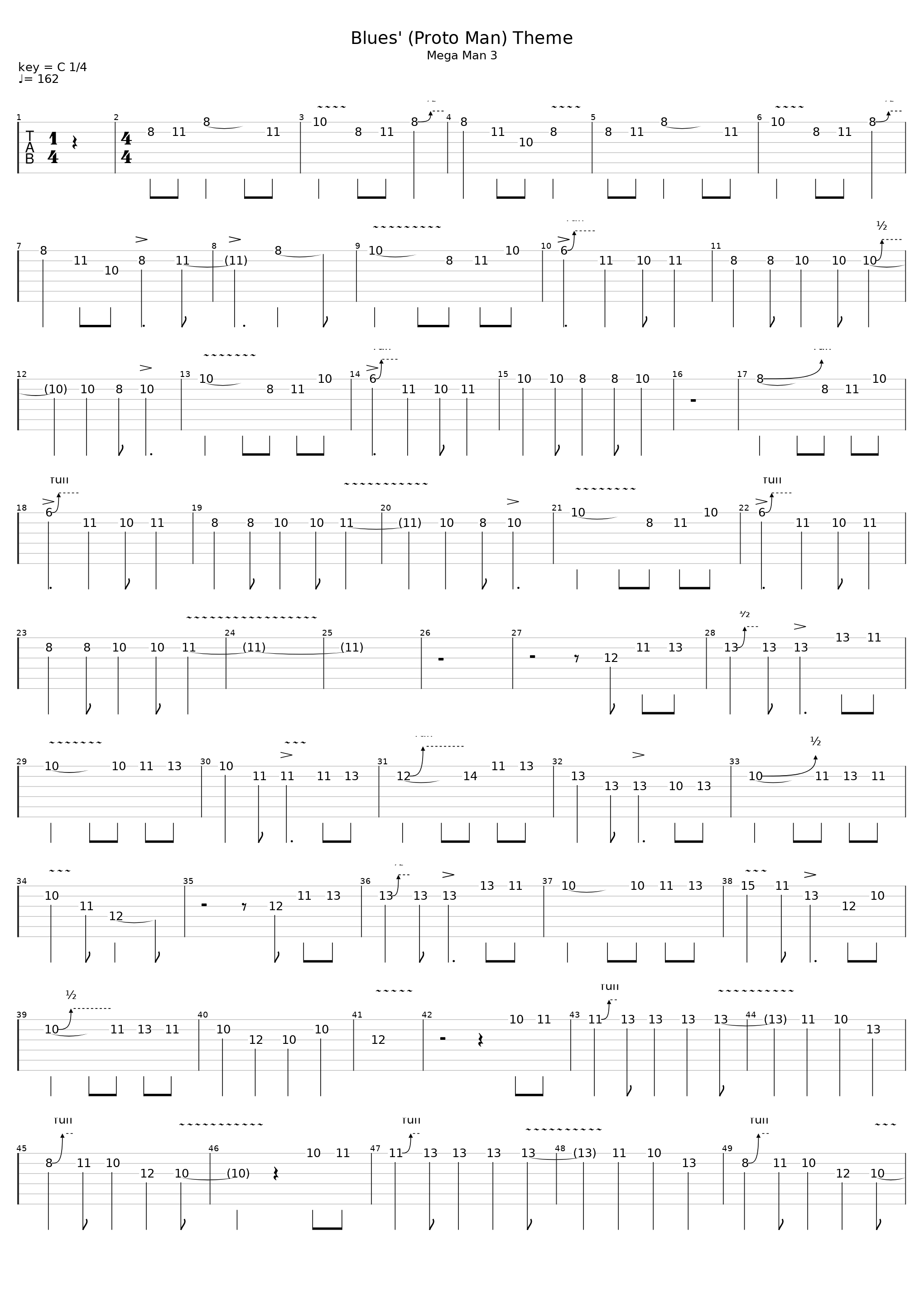 Protoman Blues_Megaman_1