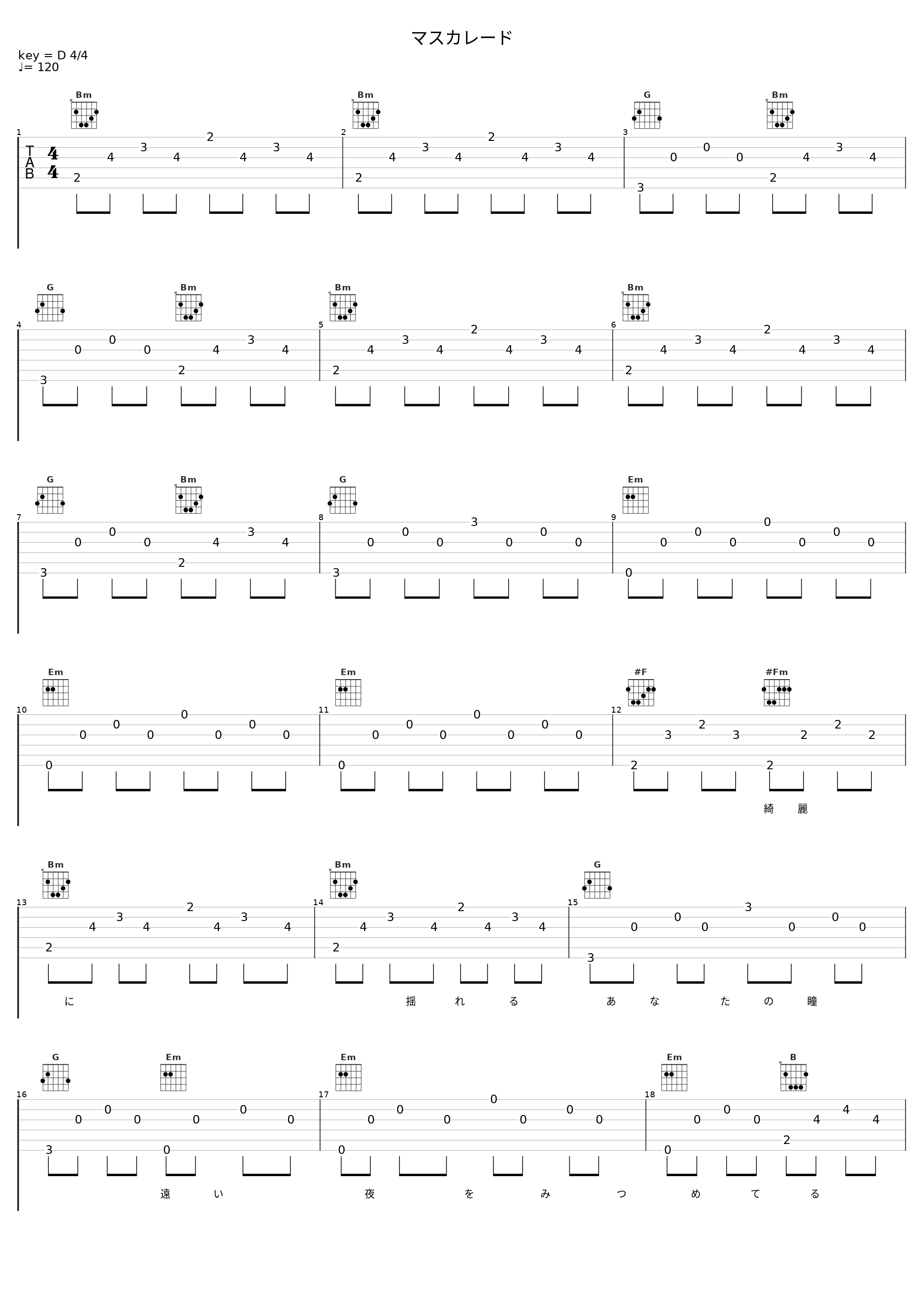 マスカレード_安全地帯_1