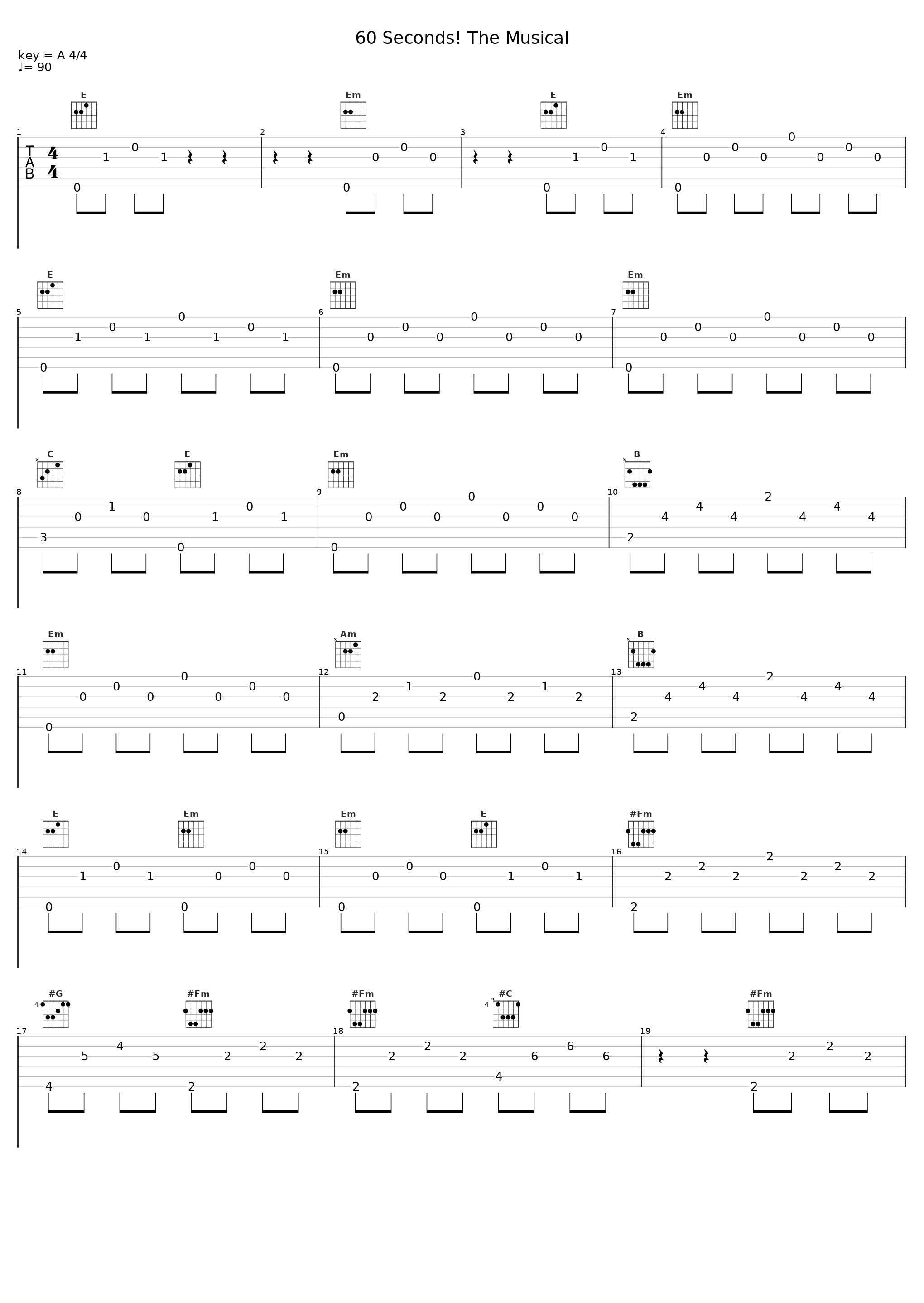 60 Seconds! The Musical_Random Encounters_1