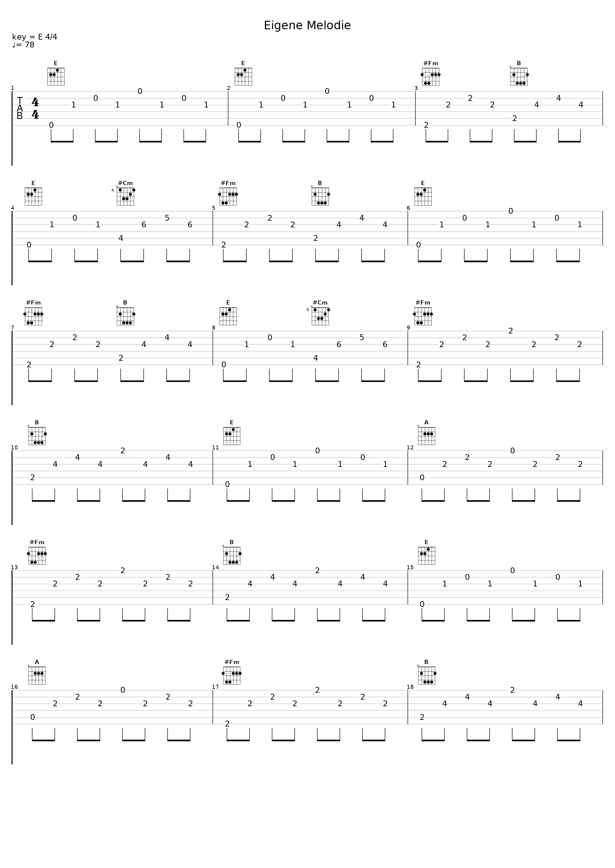 Eigene Melodie_soundnotation,Berge_1