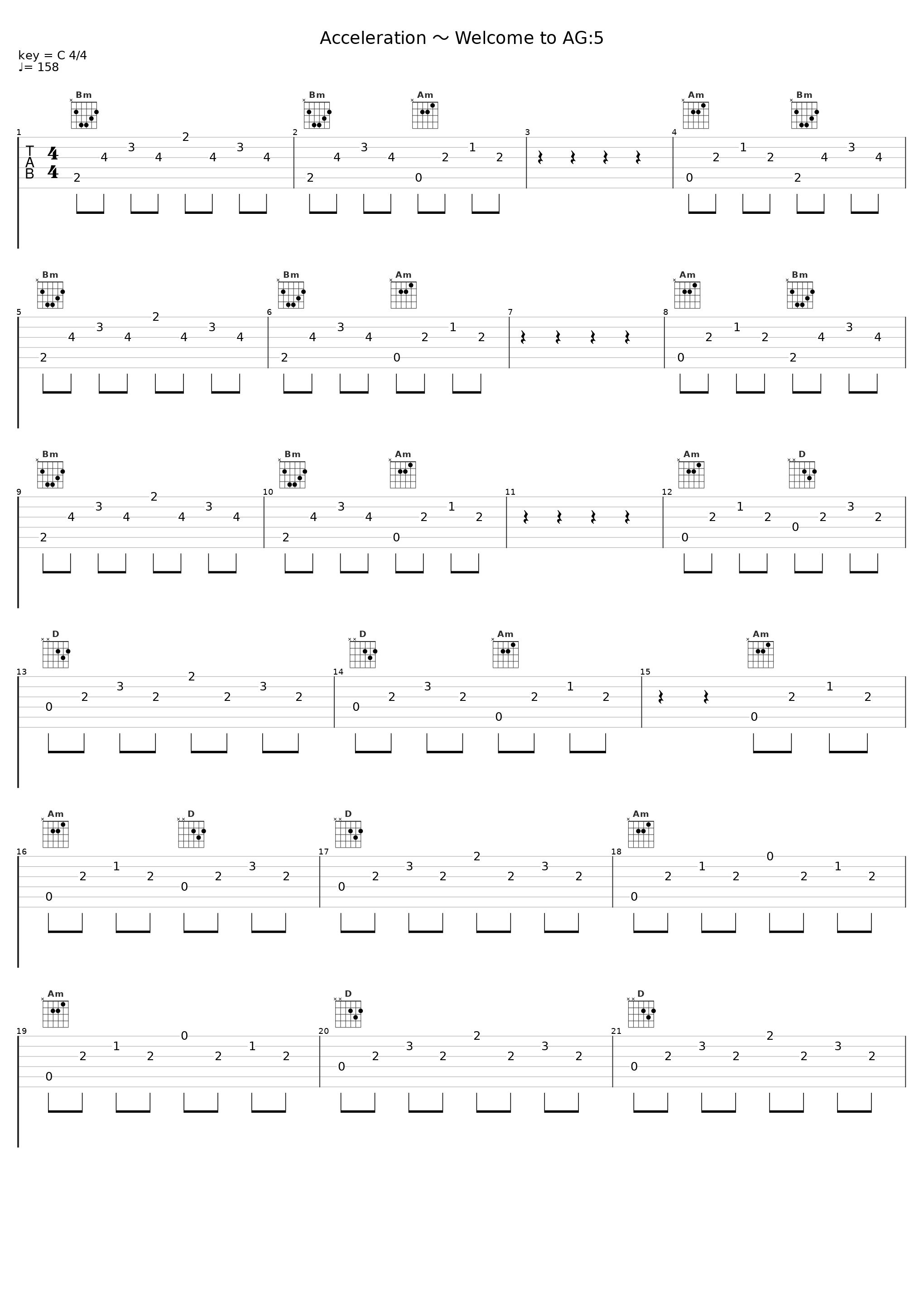 Acceleration ～ Welcome to AG:5_C-CLAYS_1