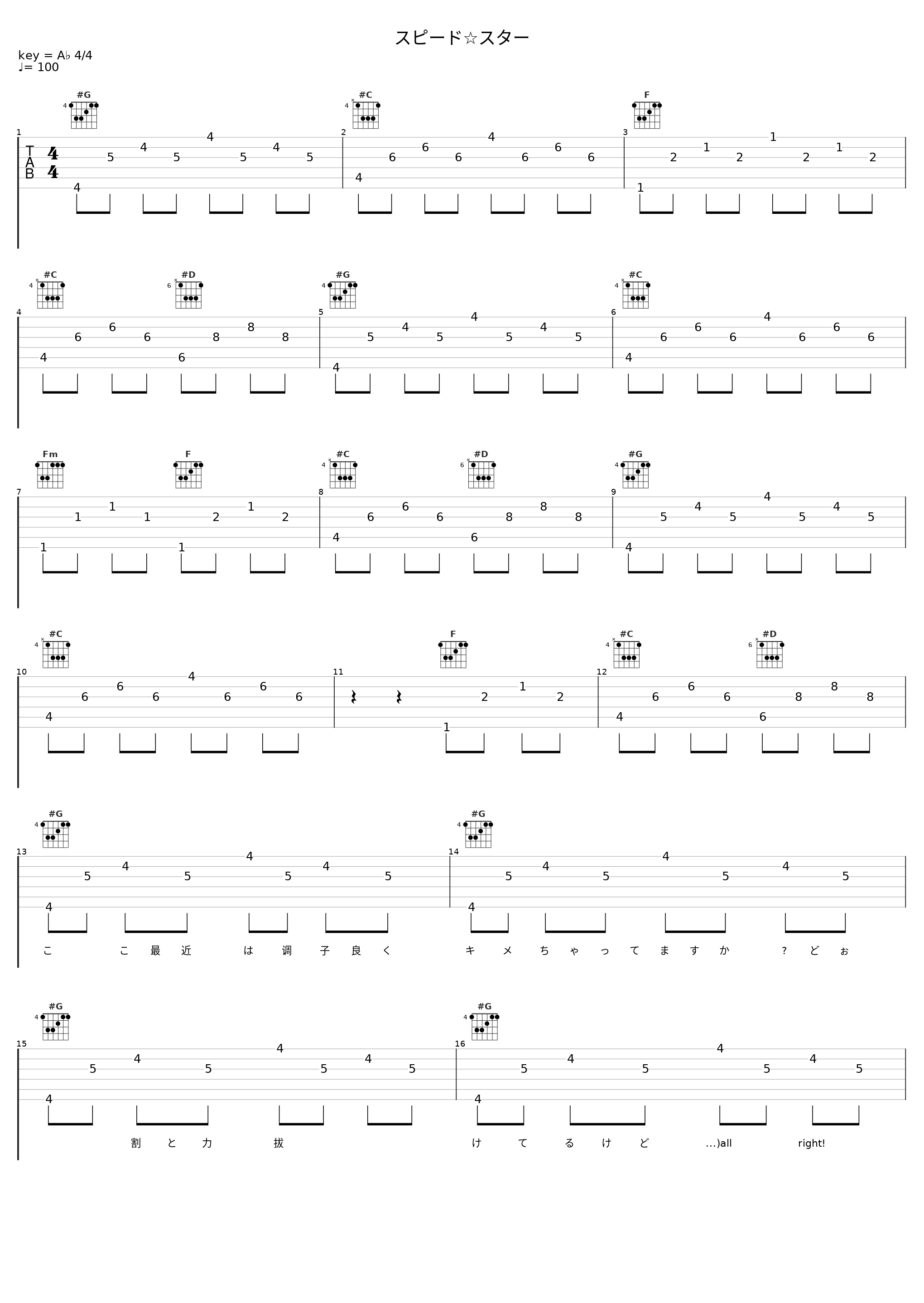 スピード☆スター_平野绫_1