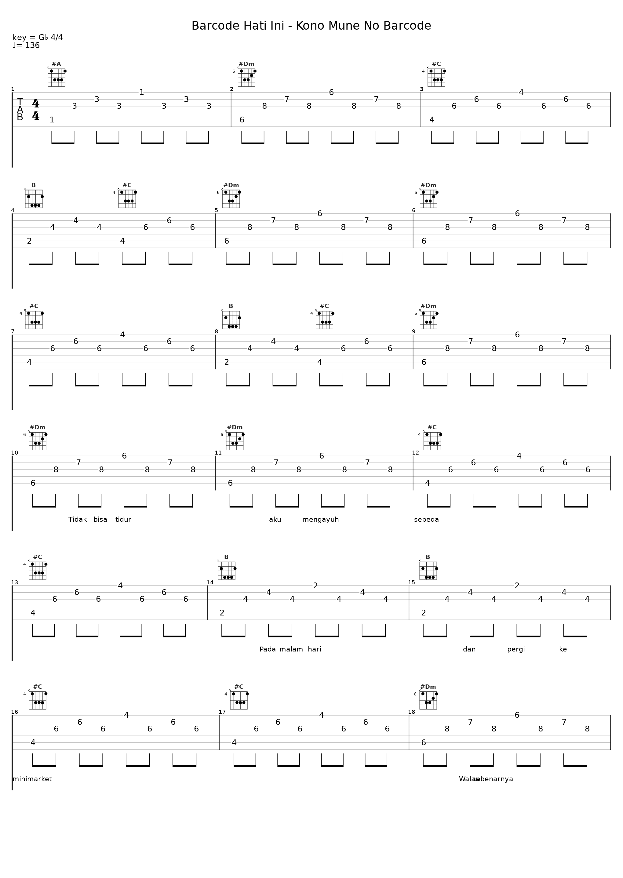 Barcode Hati Ini - Kono Mune No Barcode_JKT48_1