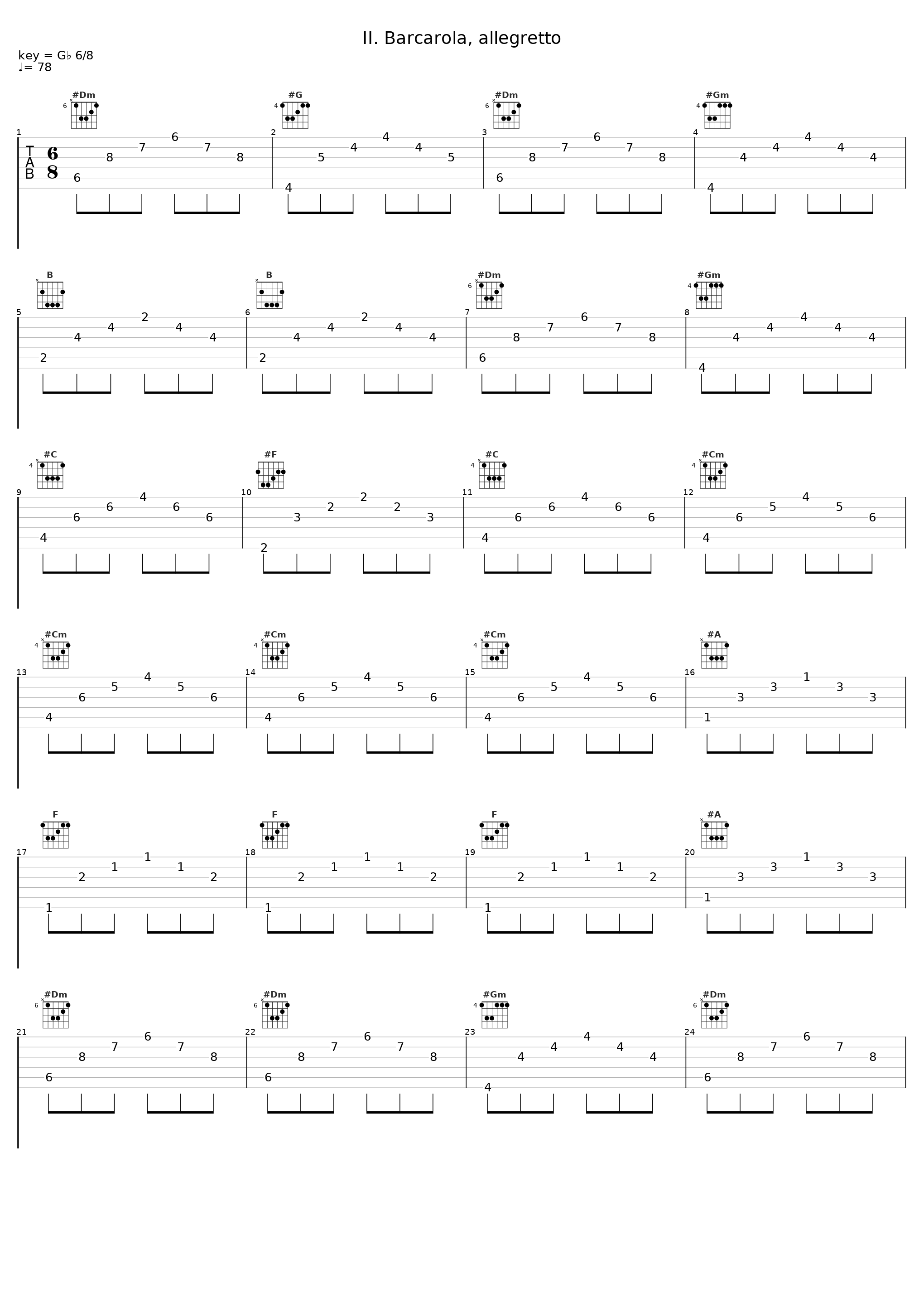 II. Barcarola, allegretto_Paolo Beltramini,Roberto Arosio,Ferruccio Busoni_1