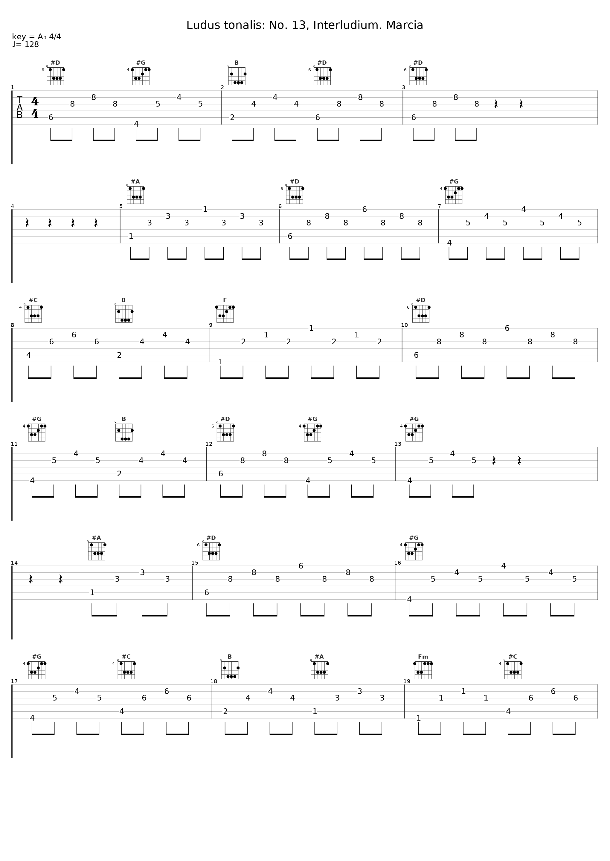 Ludus tonalis: No. 13, Interludium. Marcia_Hans Petermandl_1