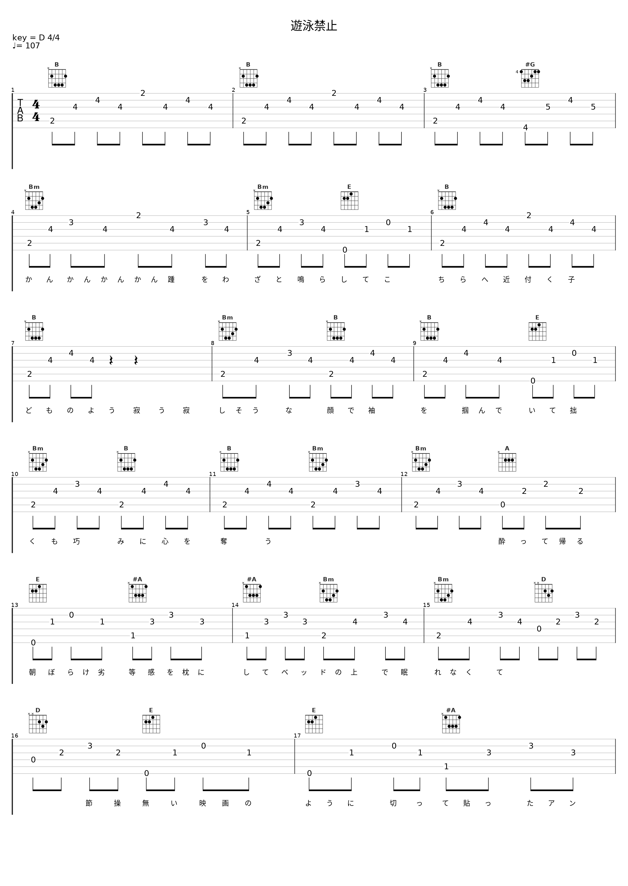 遊泳禁止_镜音铃_1