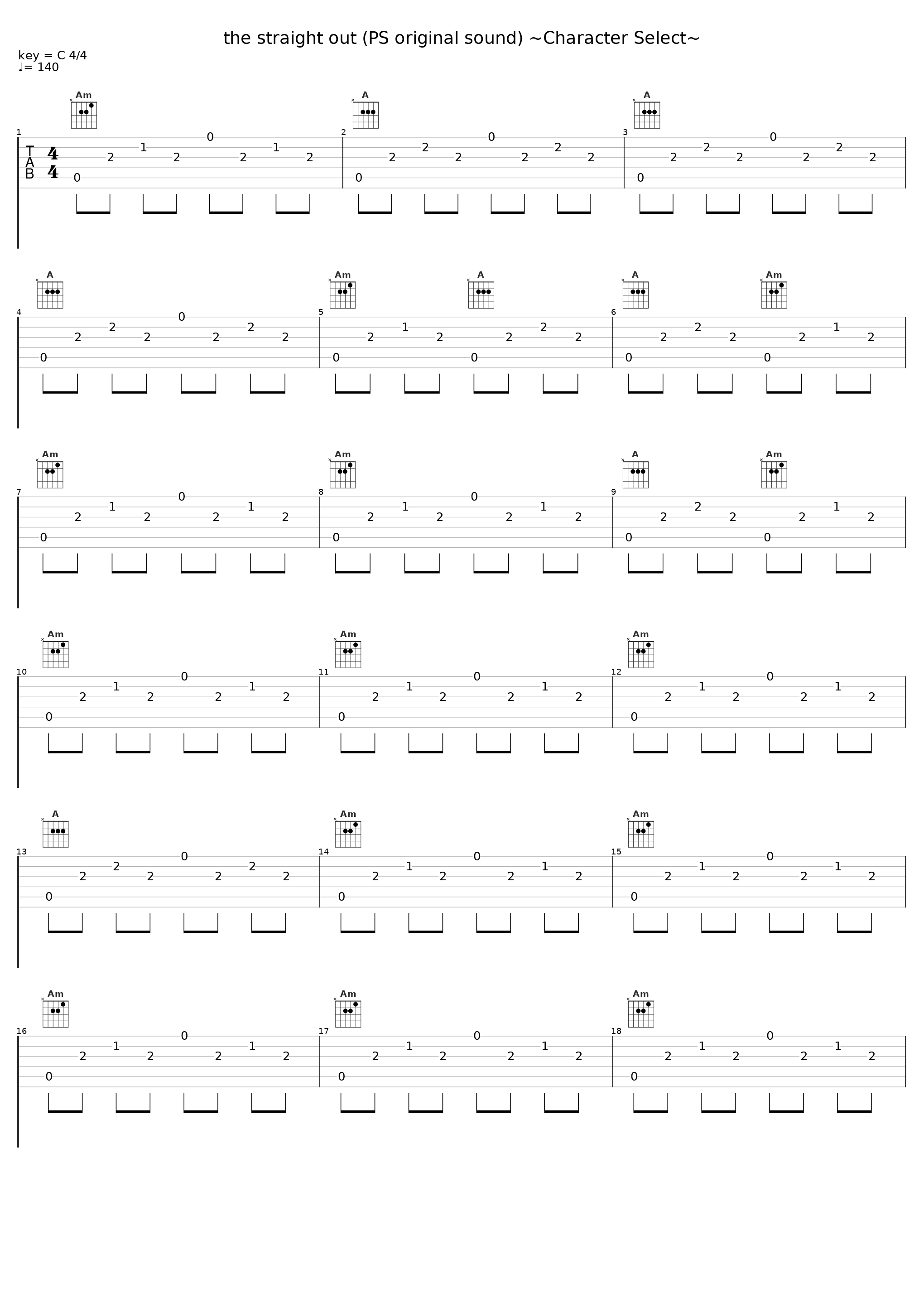 the straight out (PS original sound) ~Character Select~_日本ACG_1