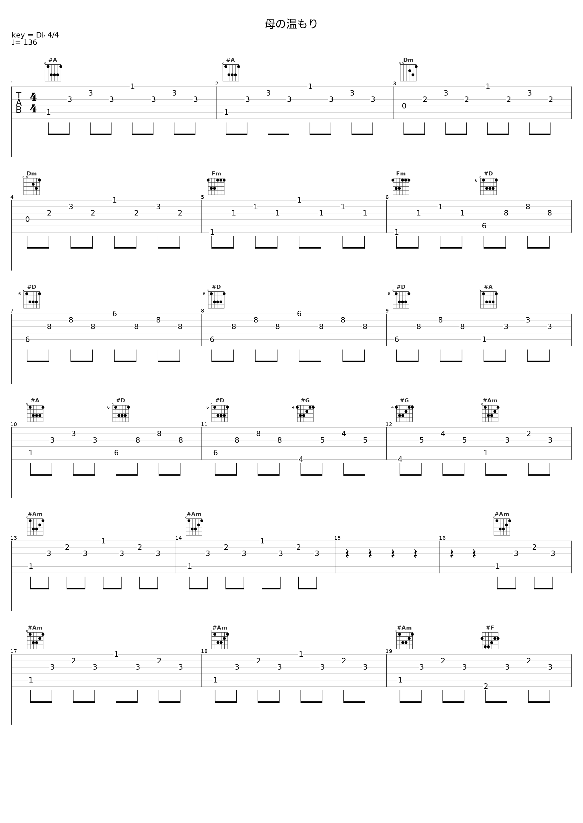 母の温もり_佐桥俊彦_1