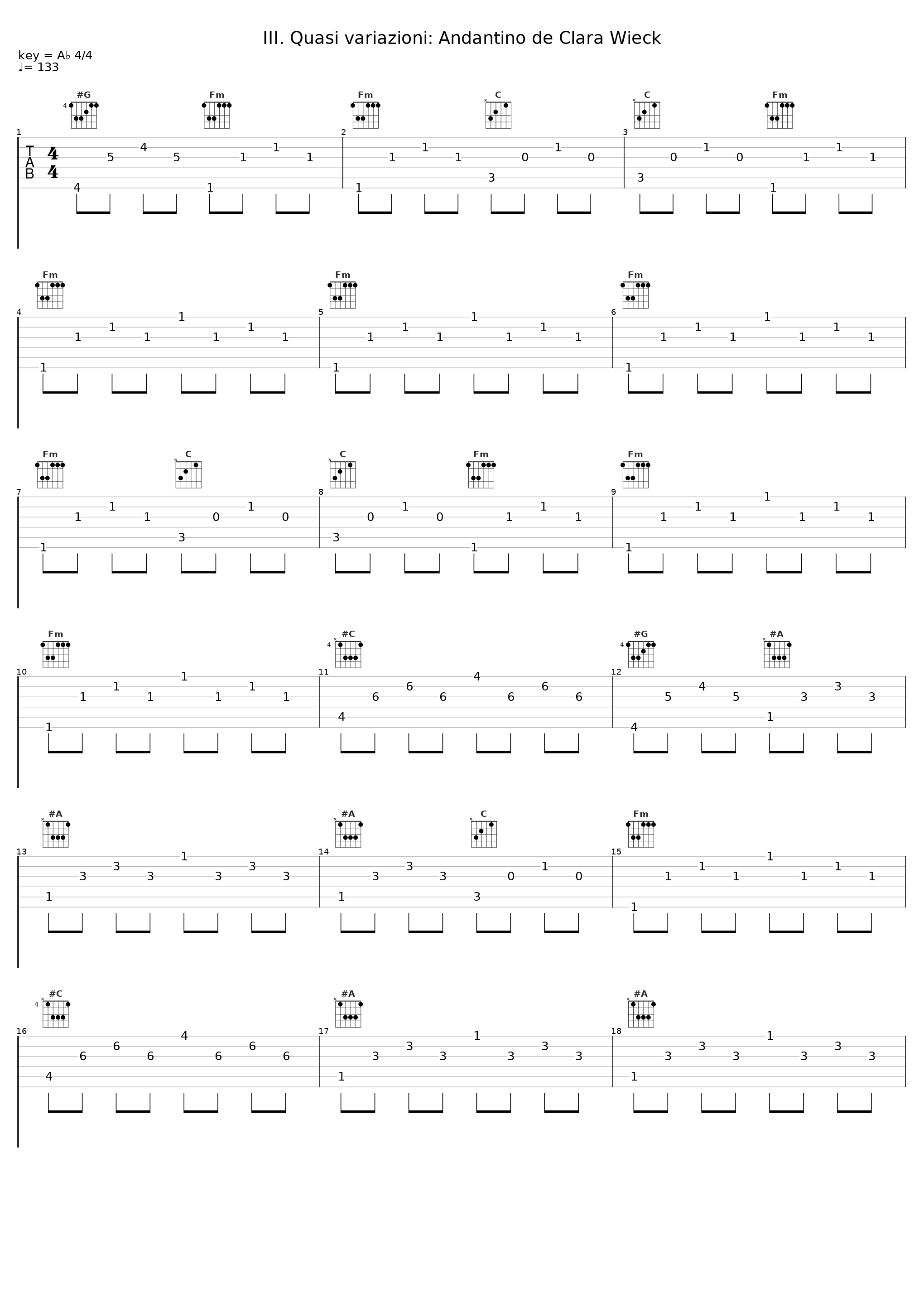 III. Quasi variazioni: Andantino de Clara Wieck_Vladimir Horowitz,Robert Schumann_1