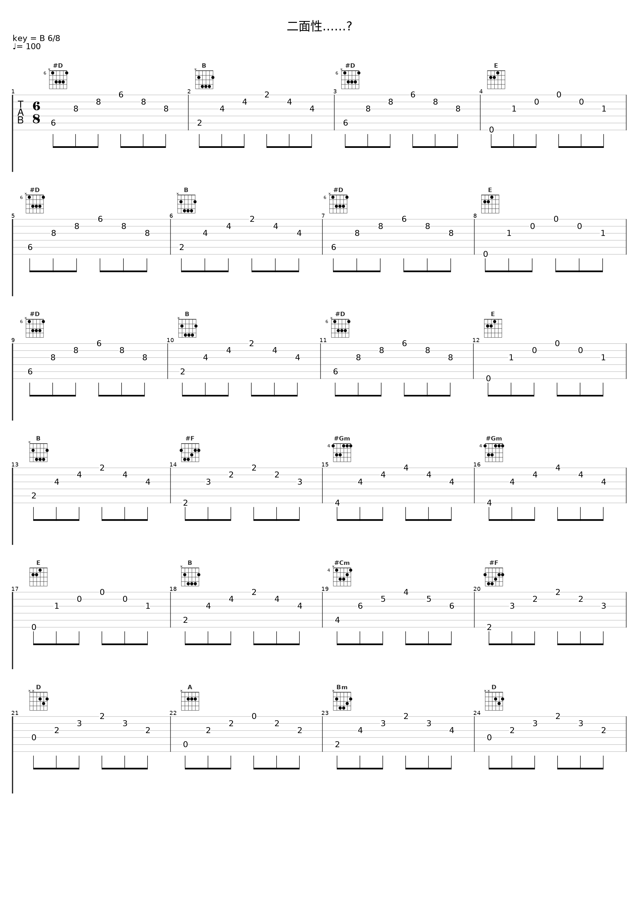 二面性……?_百石元_1