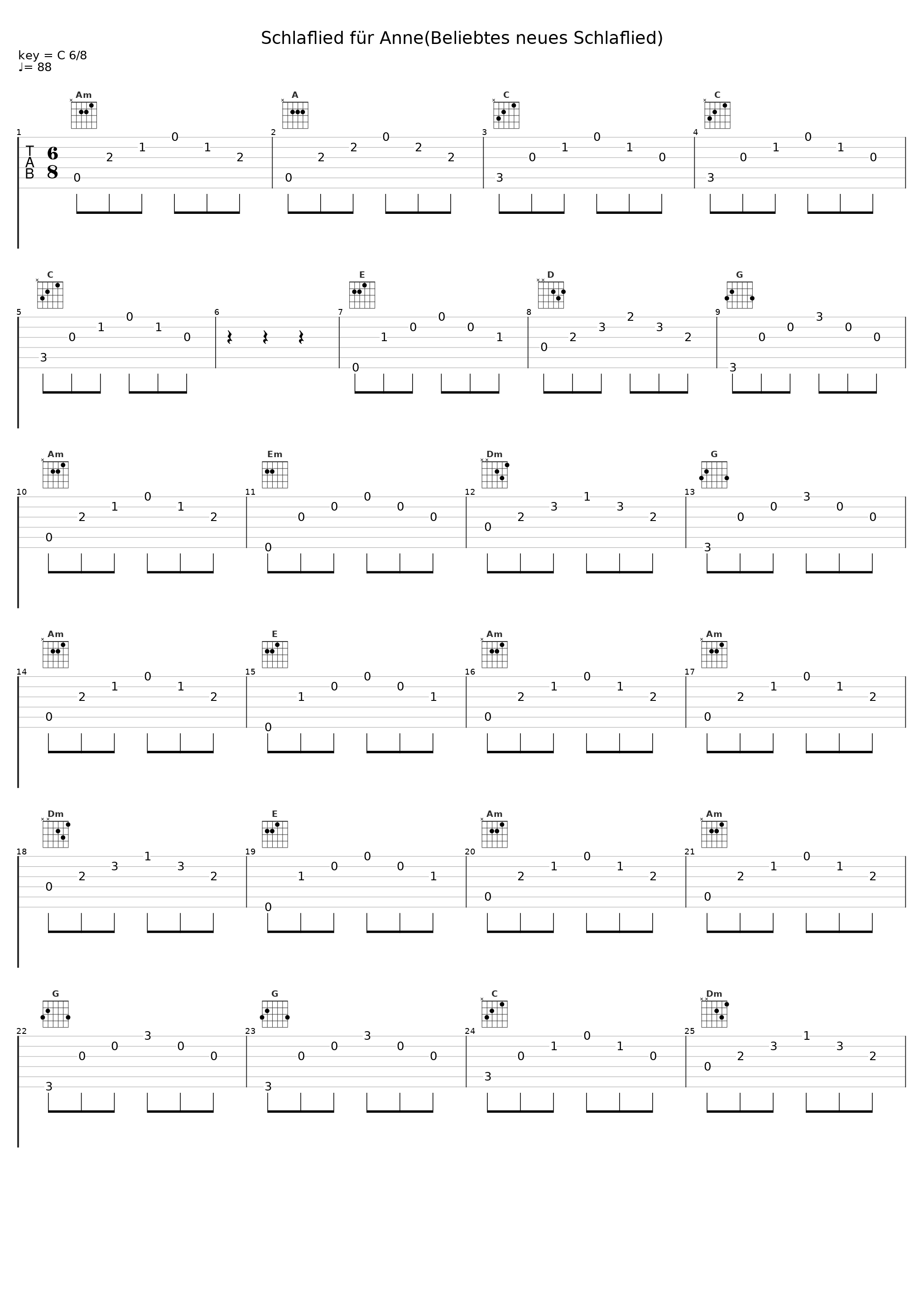 Schlaflied für Anne(Beliebtes neues Schlaflied)_Sternschnuppe_1