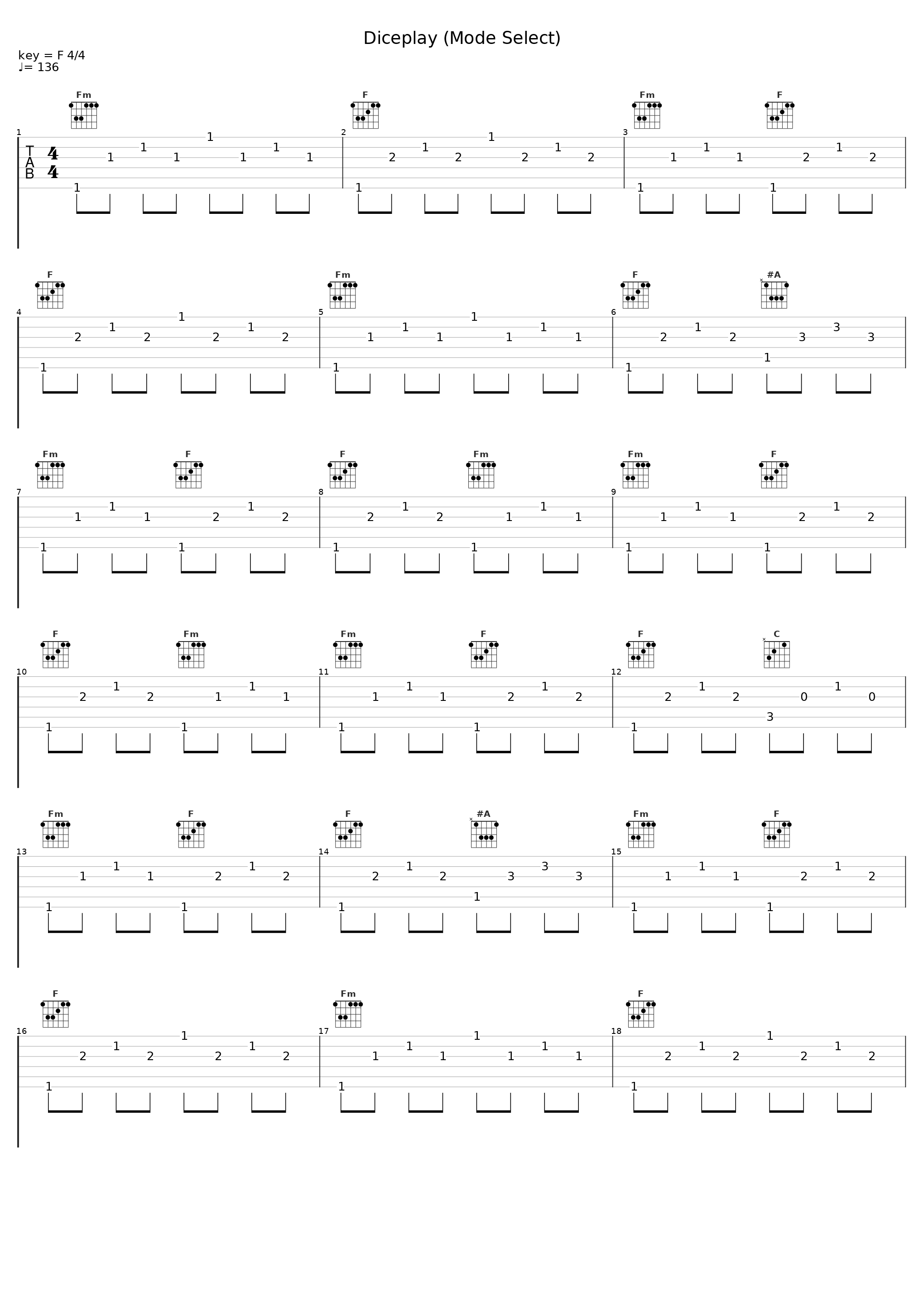 Diceplay (Mode Select)_酷懒之味Clazziquai_1