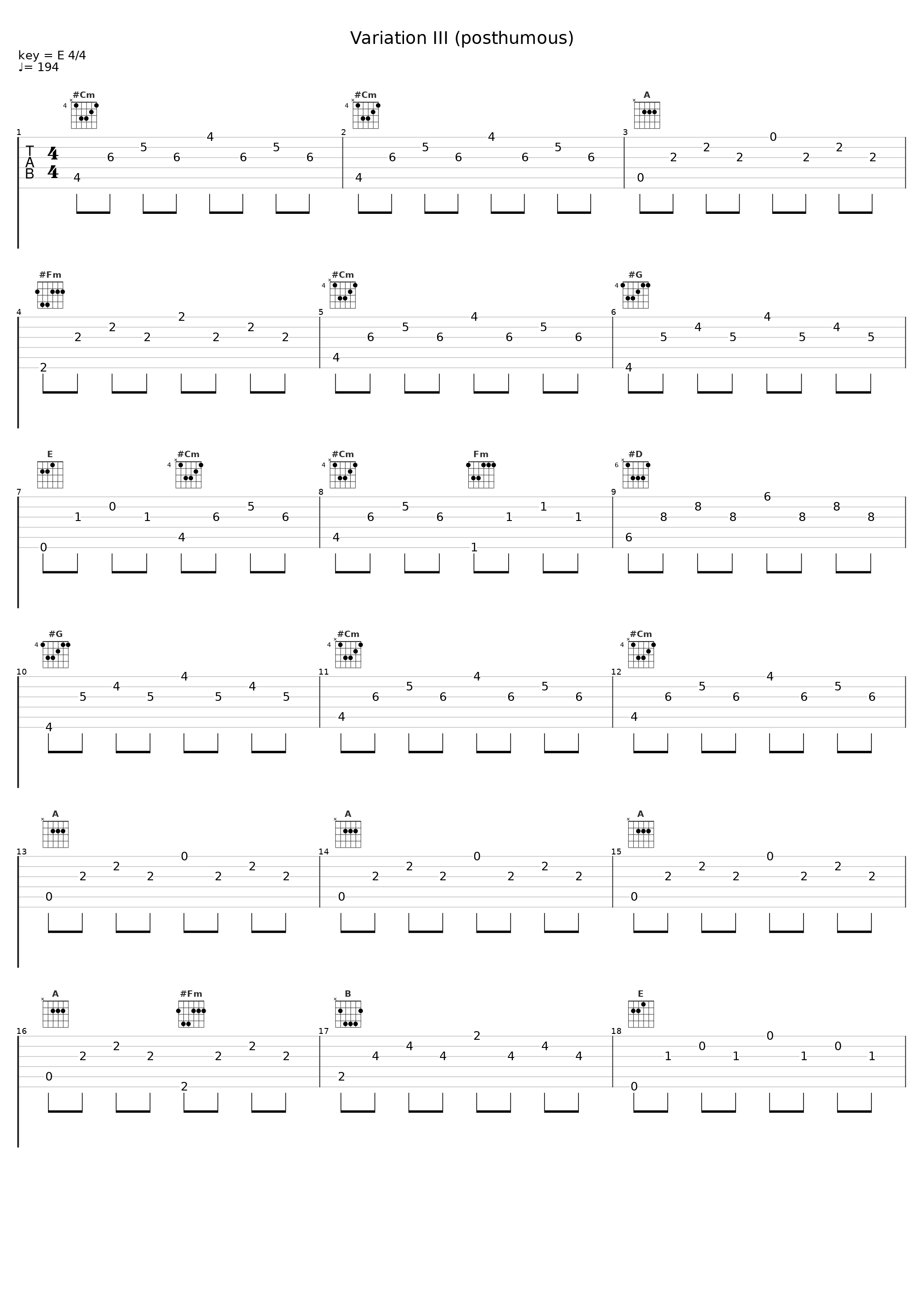 Variation III (posthumous)_Rinaldo Alessandrini,Robert Schumann_1