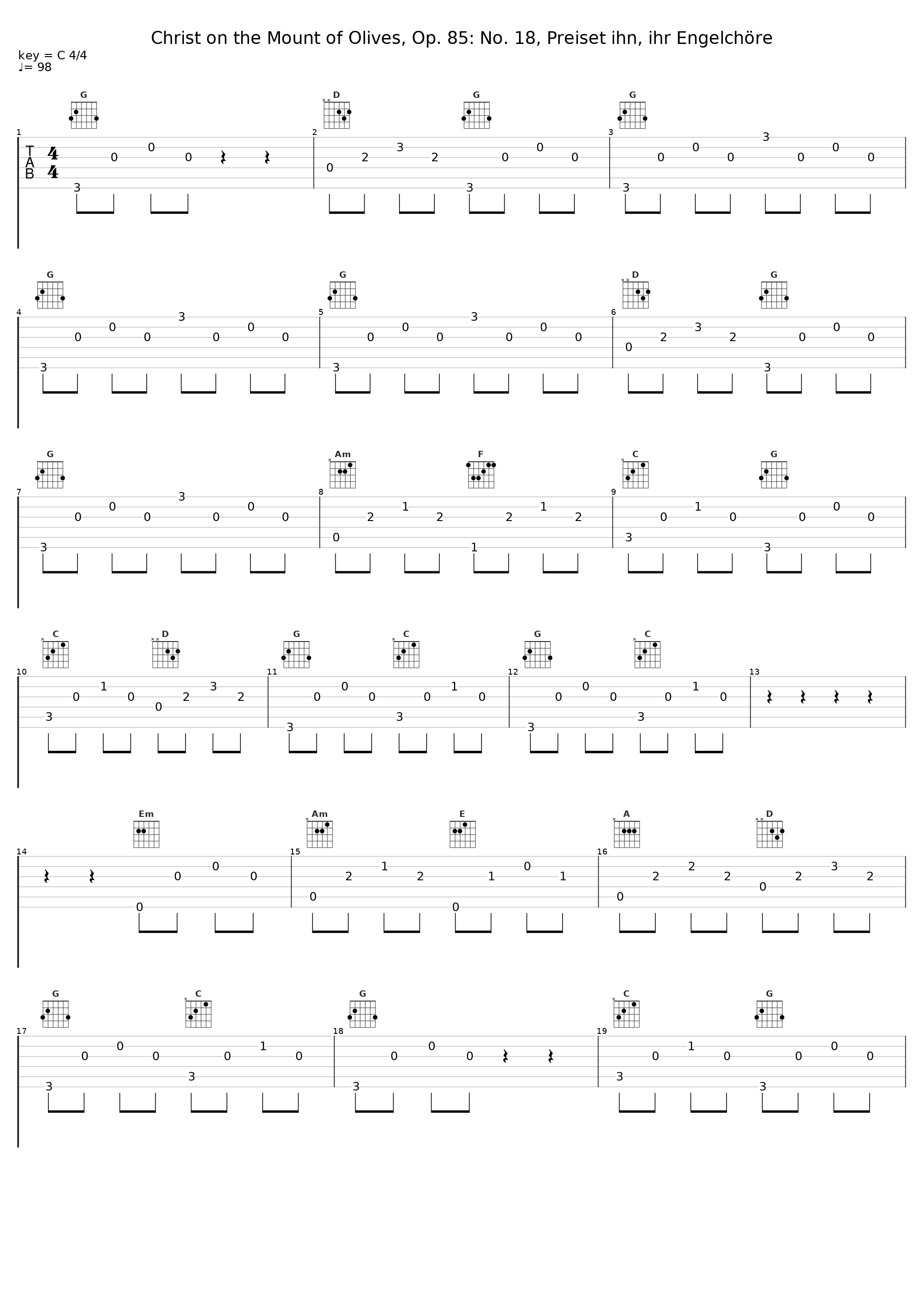 Christ on the Mount of Olives, Op. 85: No. 18, Preiset ihn, ihr Engelchöre_Bach-Collegium Stuttgart,Gächinger Kantorei Stuttgart,Helmuth Rilling_1