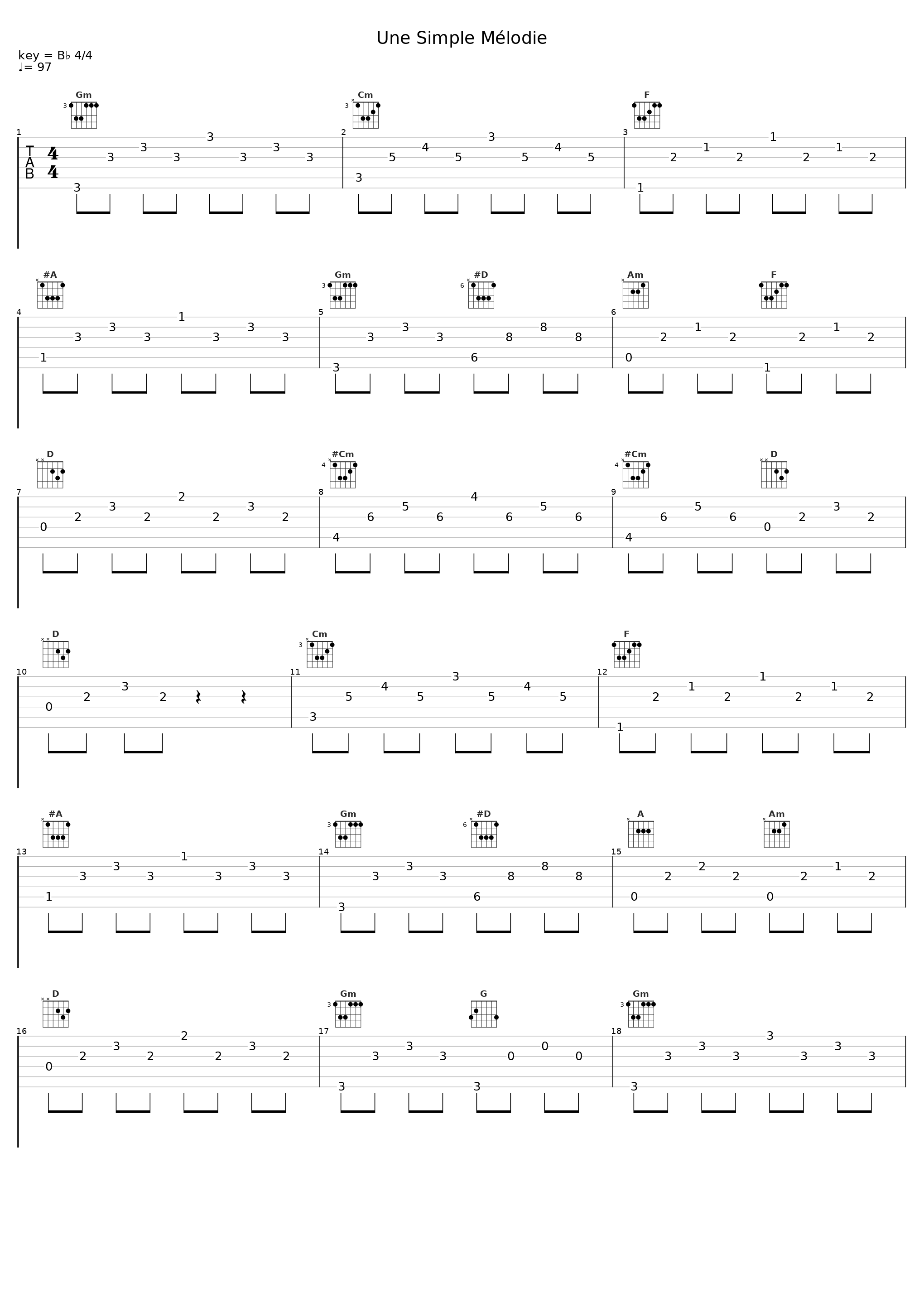 Une Simple Mélodie_Raymond LeFevre_1