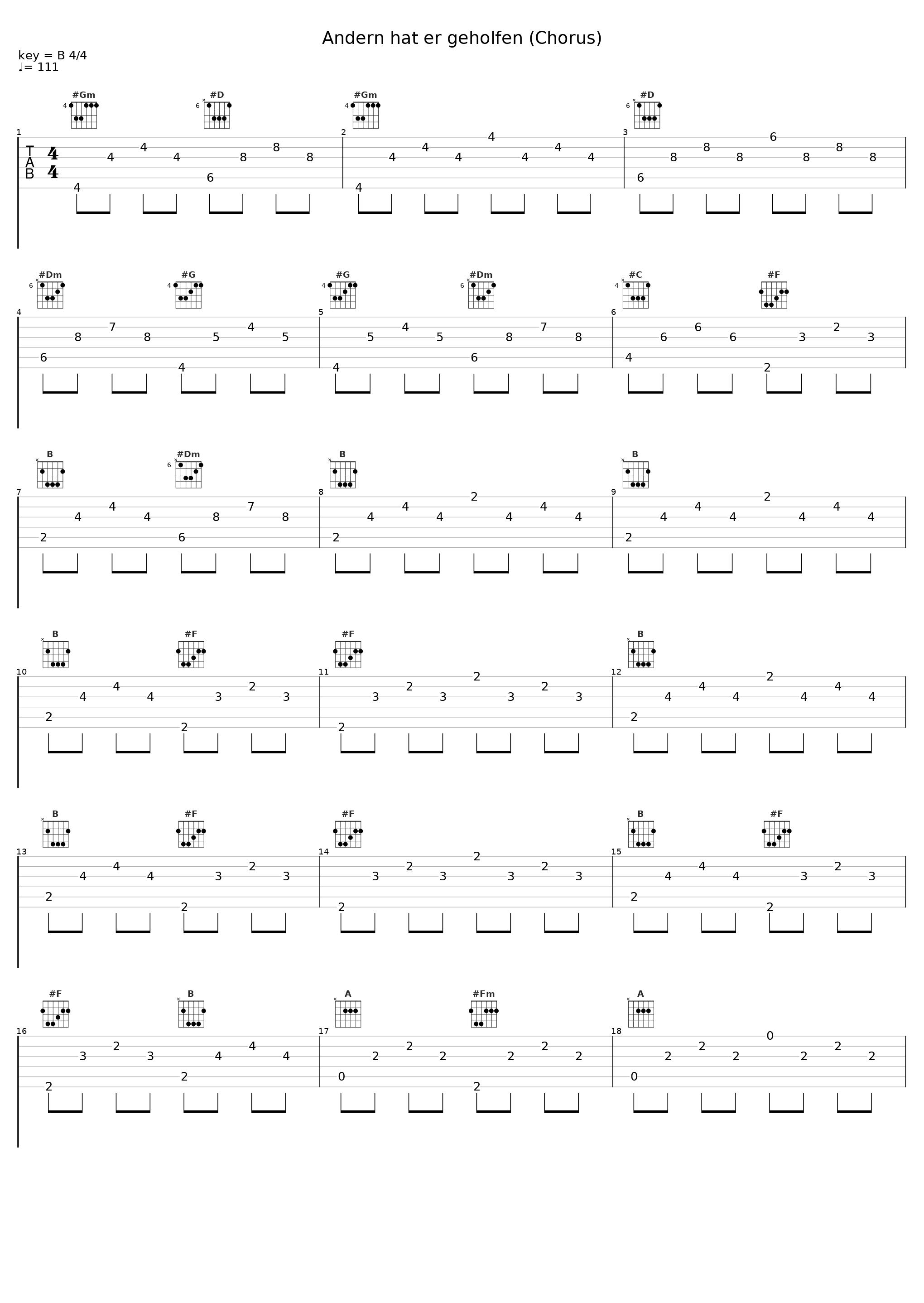 Andern hat er geholfen (Chorus)_Rheinische Kantorei_1