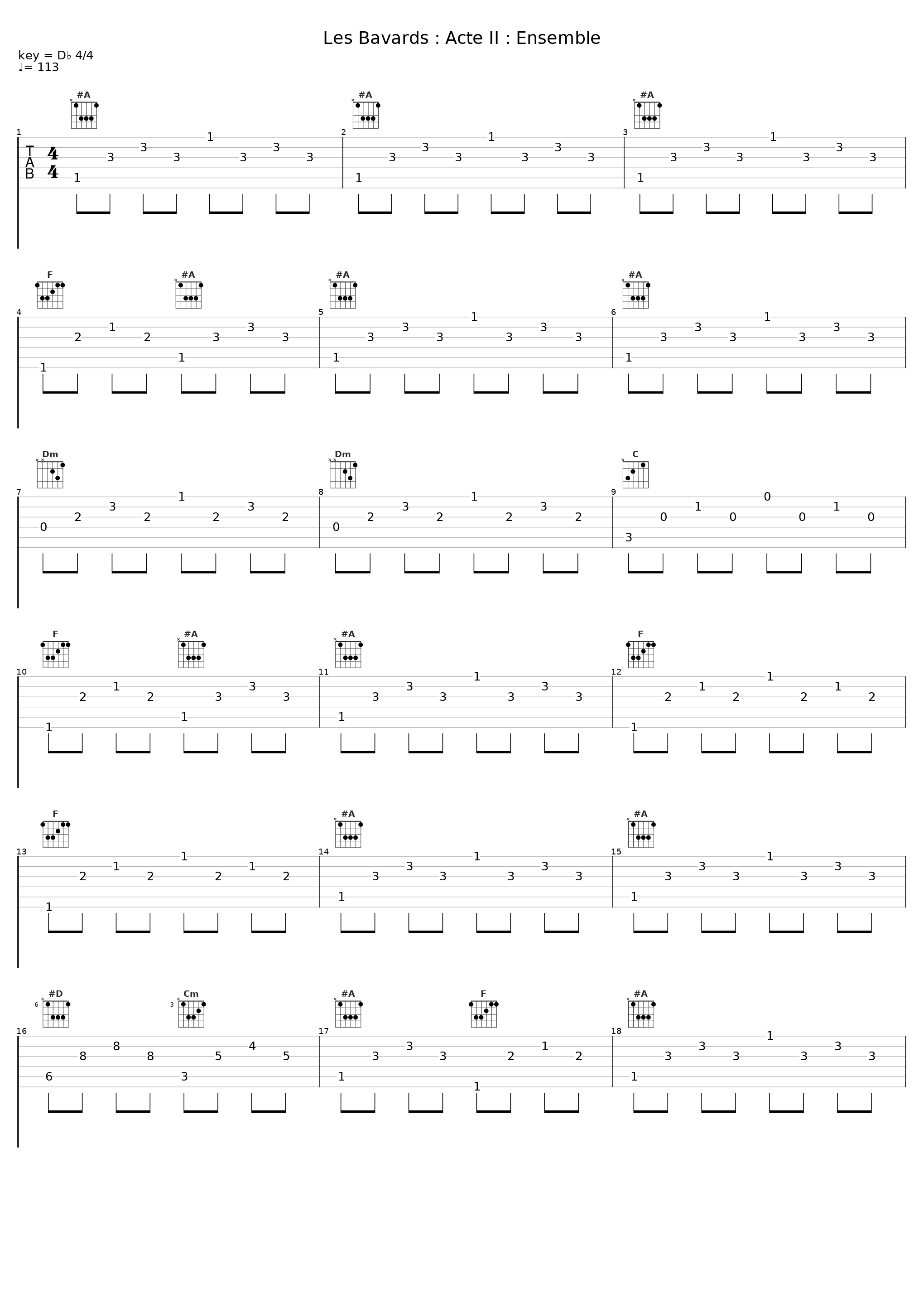 Les Bavards : Acte II : Ensemble_COURAUD,Marcel,Conductor_1