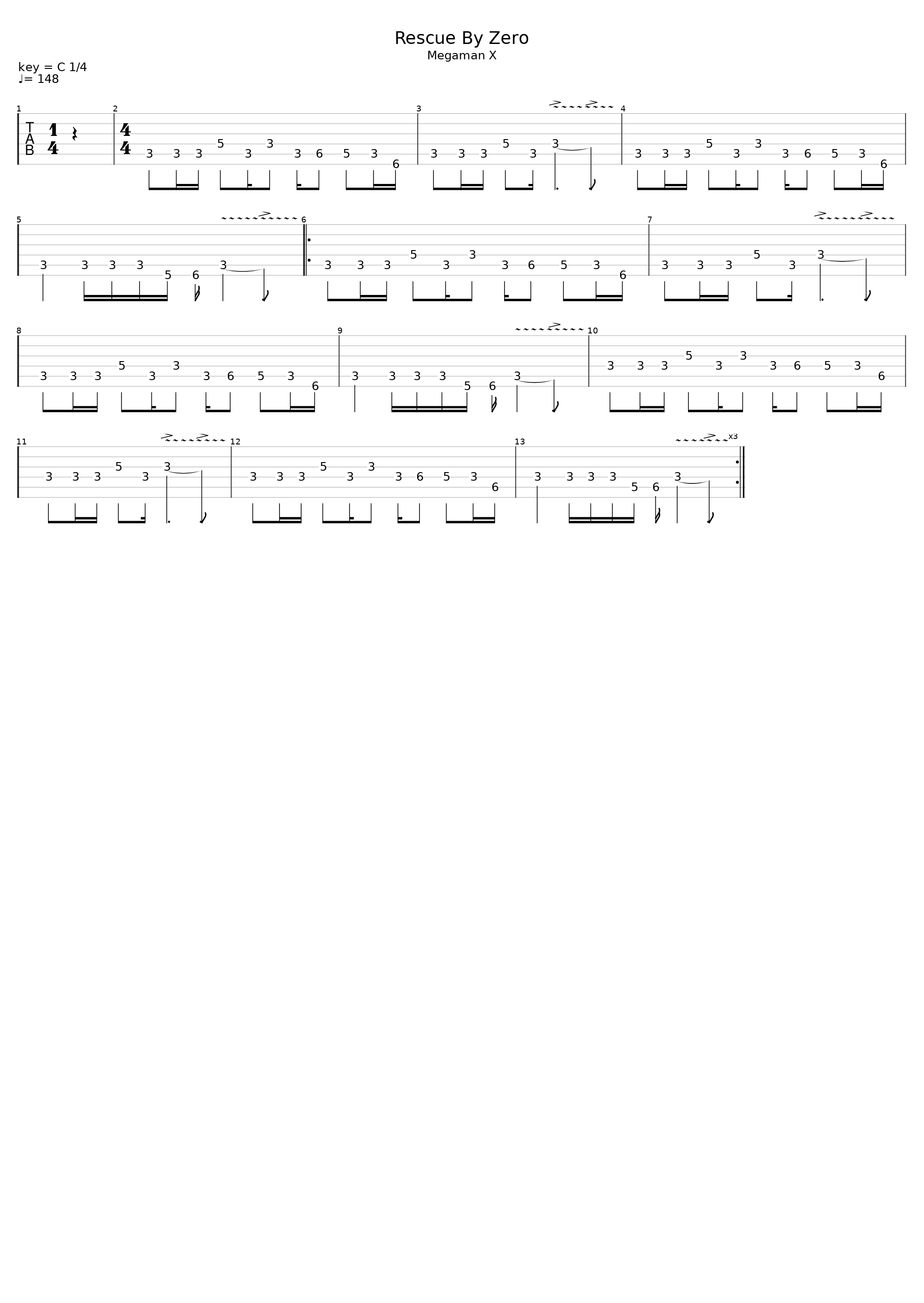 Rescue By Zero_Megaman_1