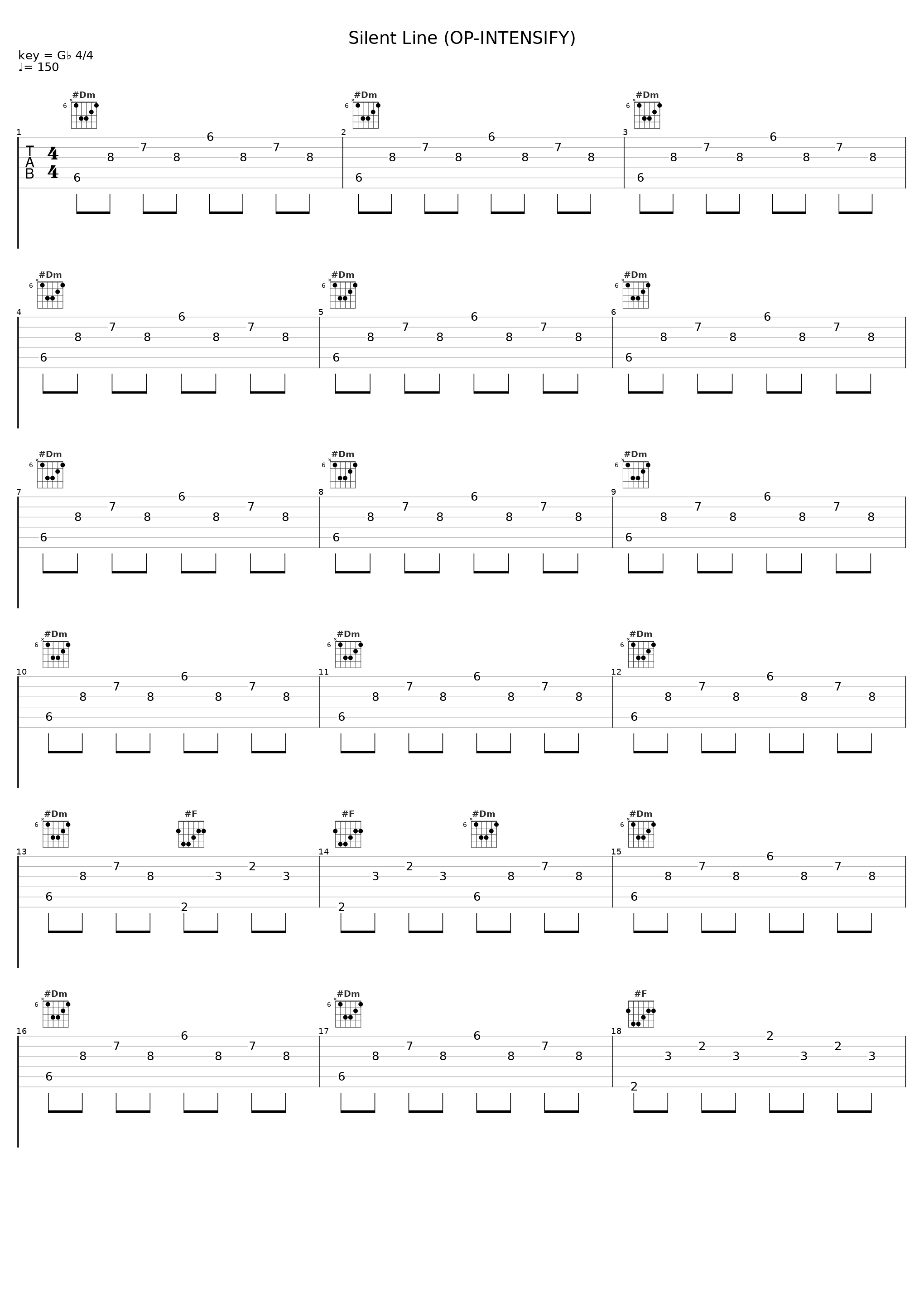 Silent Line (OP-INTENSIFY)_FreQuency_1