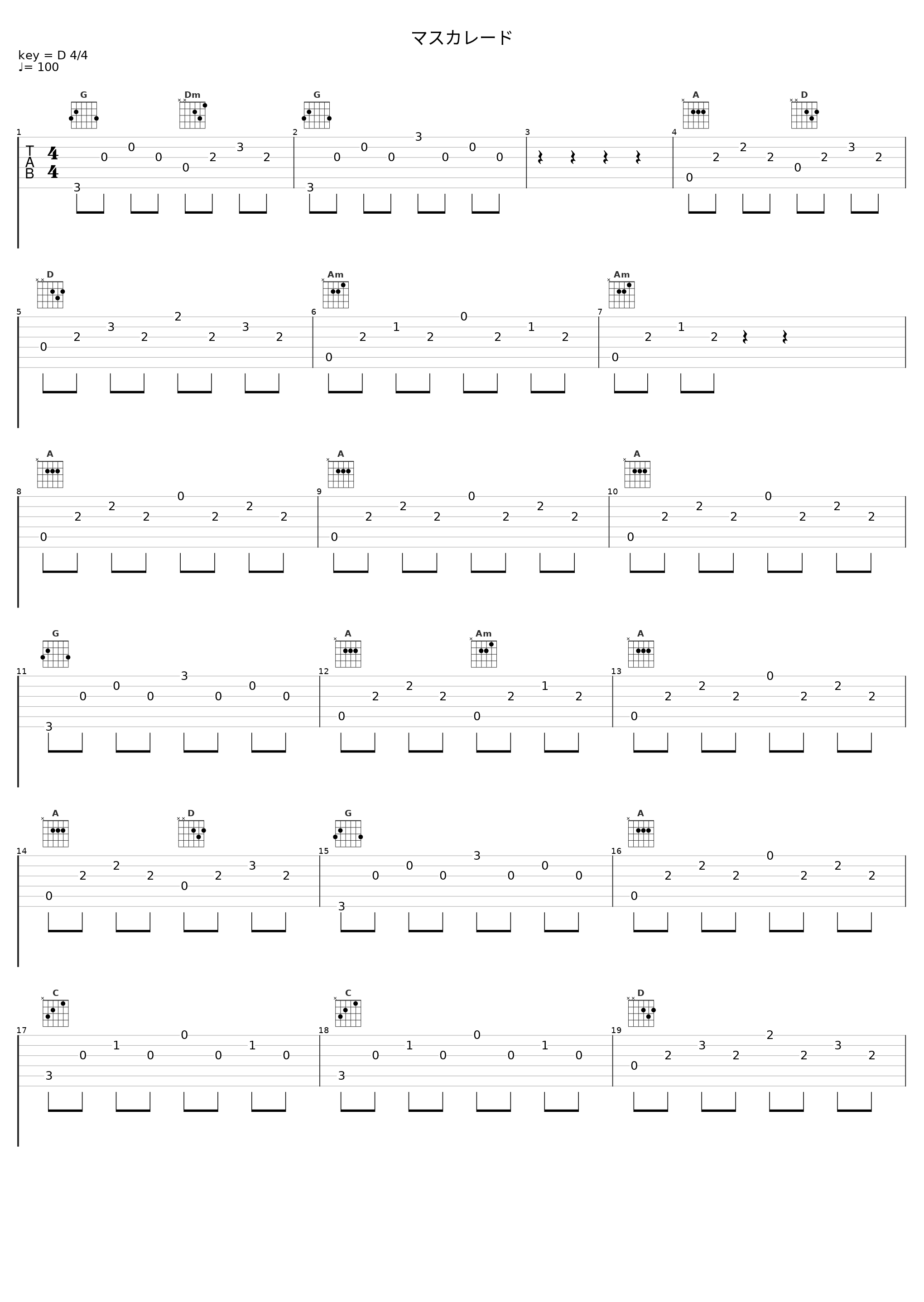 マスカレード_大岛满_1