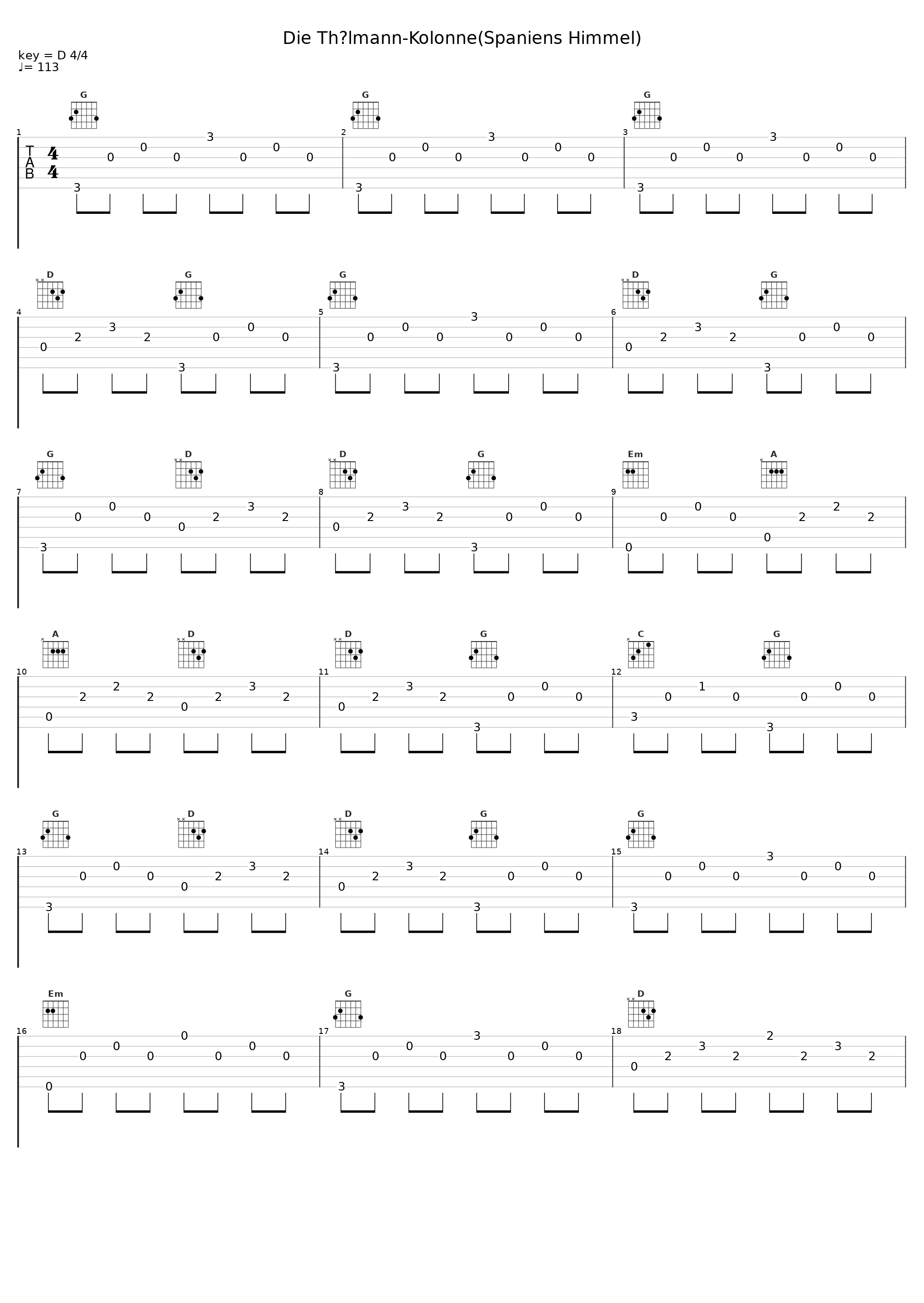 Die Thälmann-Kolonne(Spaniens Himmel)_Hannes Wader_1