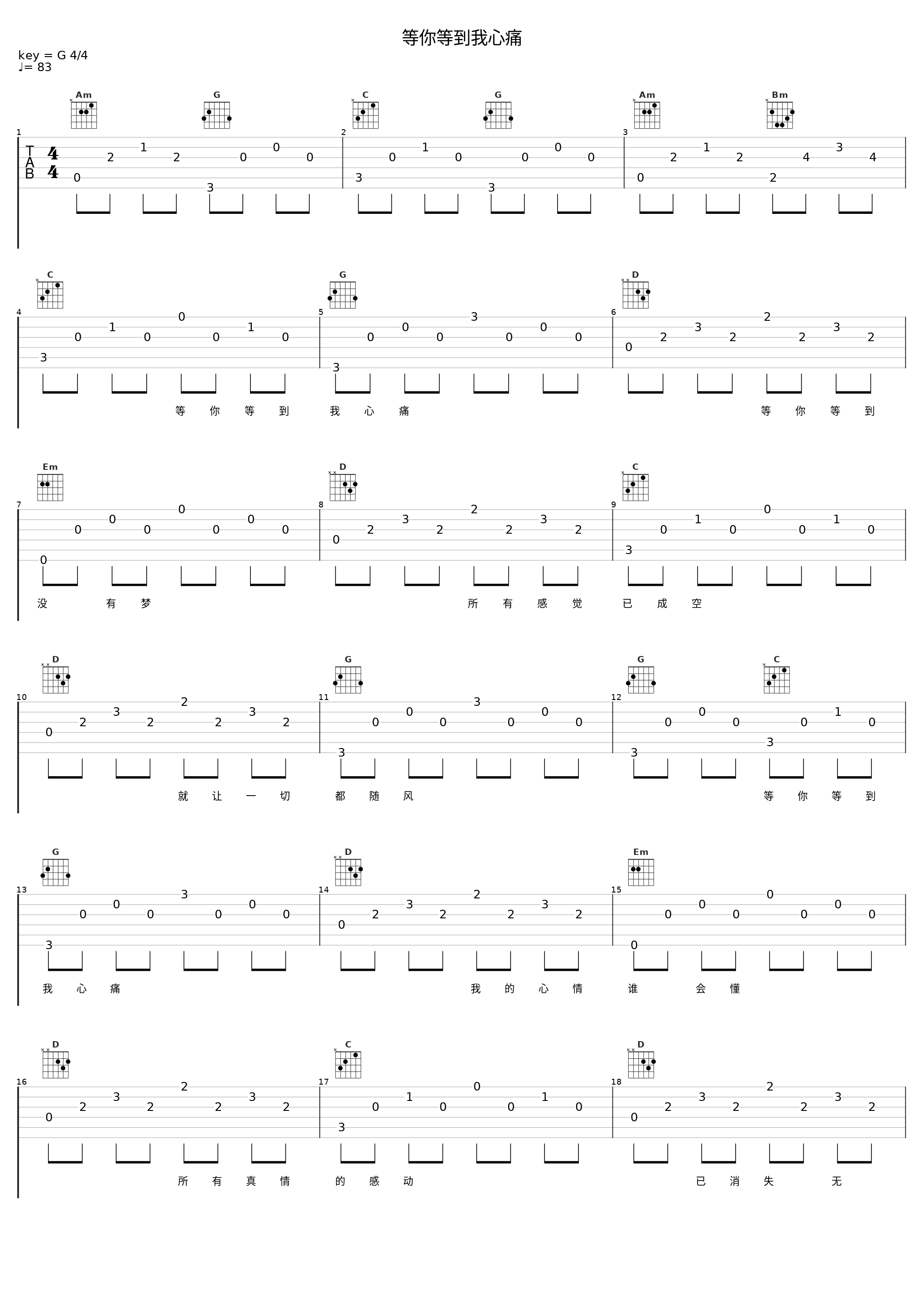 等你等到我心痛_黎沸挥_1