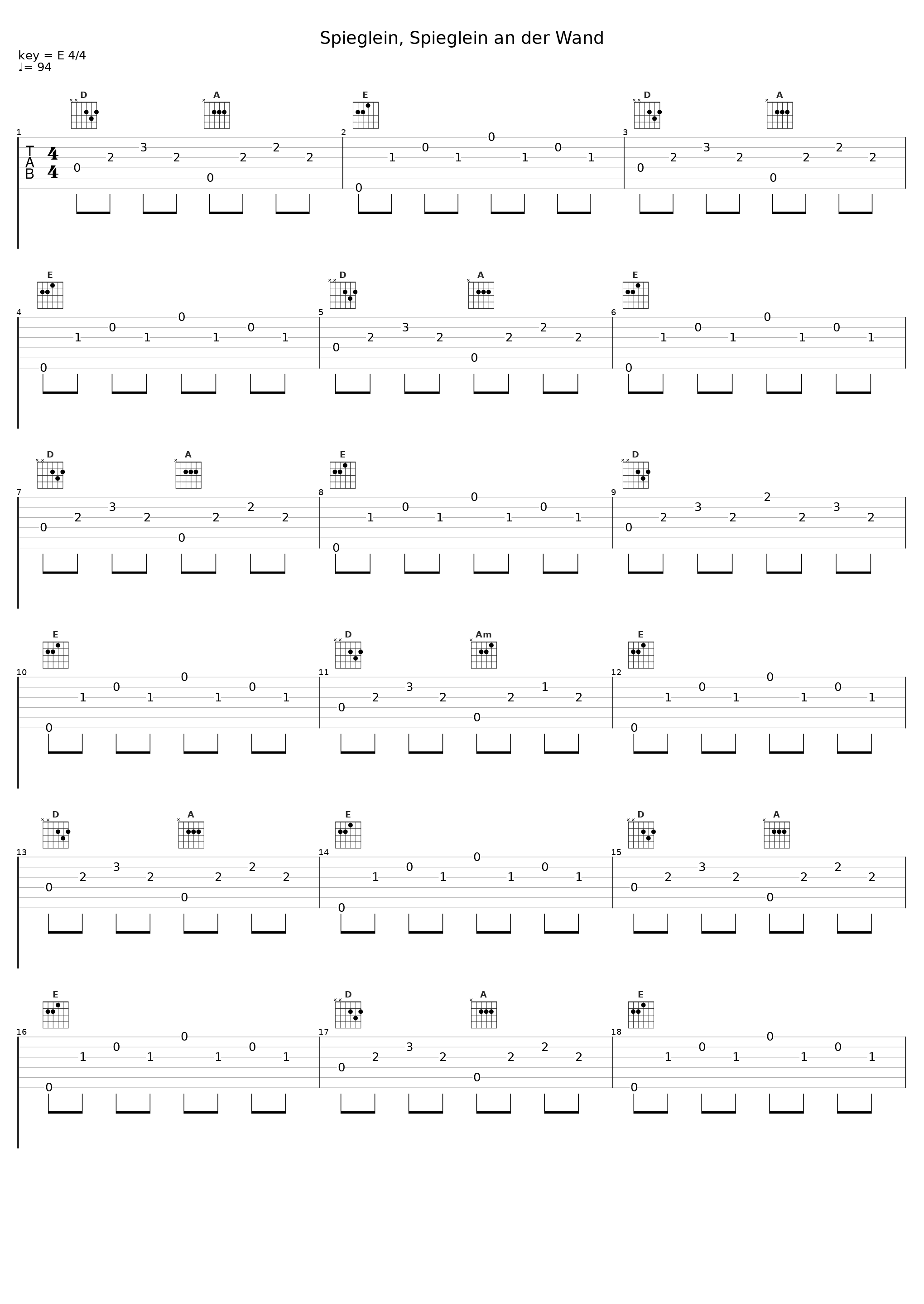 Spieglein, Spieglein an der Wand_Westernhagen_1