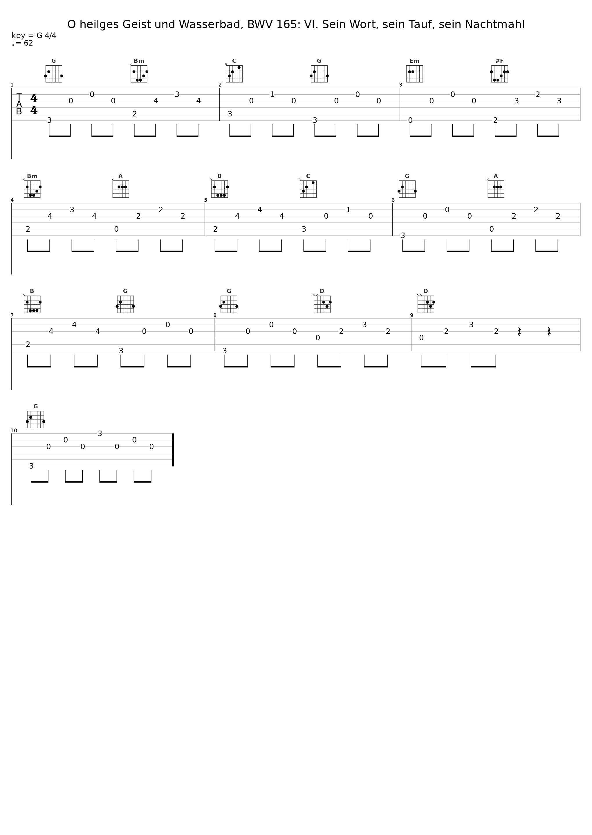 O heilges Geist und Wasserbad, BWV 165: VI. Sein Wort, sein Tauf, sein Nachtmahl_Württemberg Chamber Orchestra Heilbronn,Frankfurter Kantorei,Wolfgang Schäfer_1