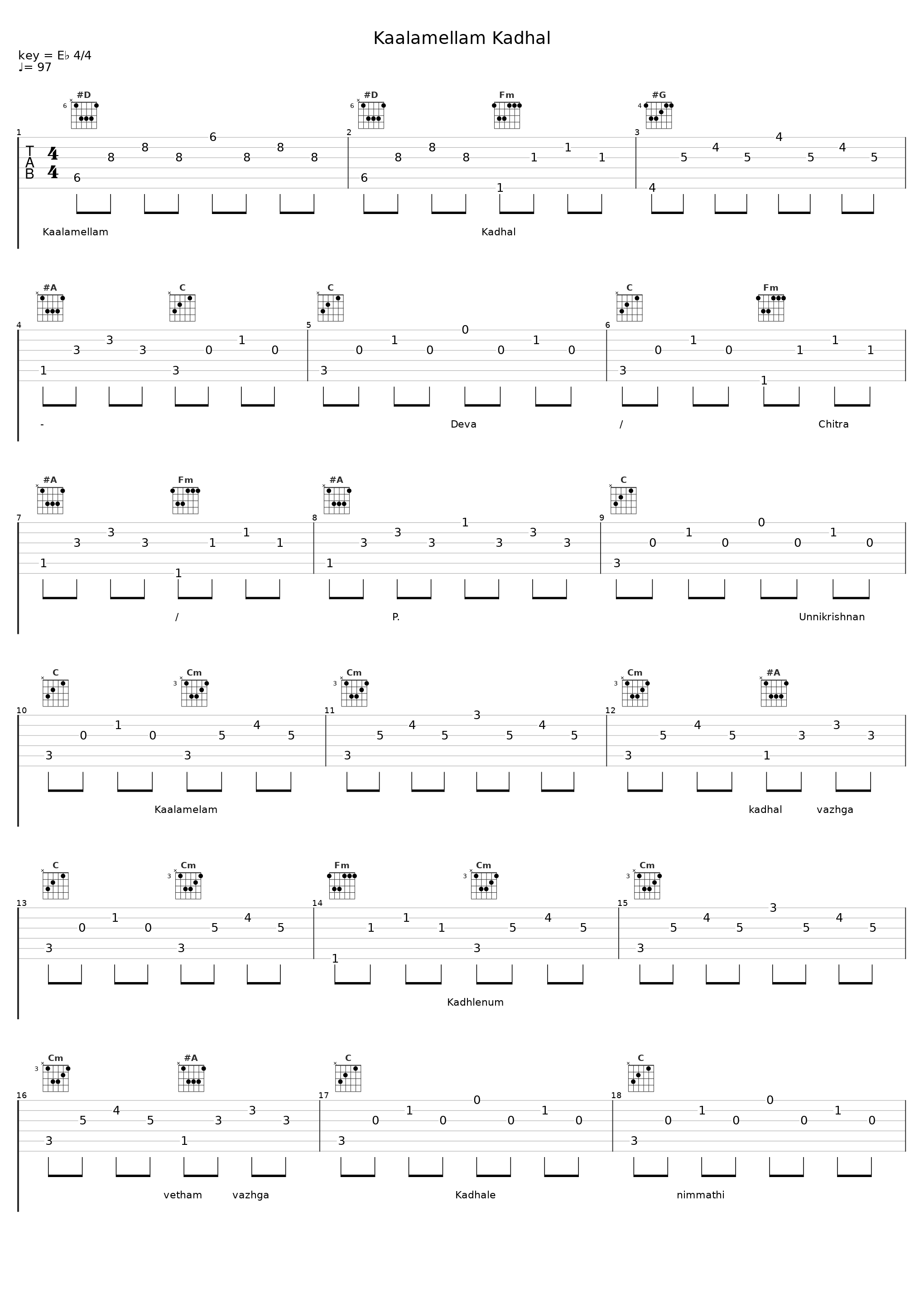 Kaalamellam Kadhal_Deva,P. Unnikrishnan,K.S. Chithra_1