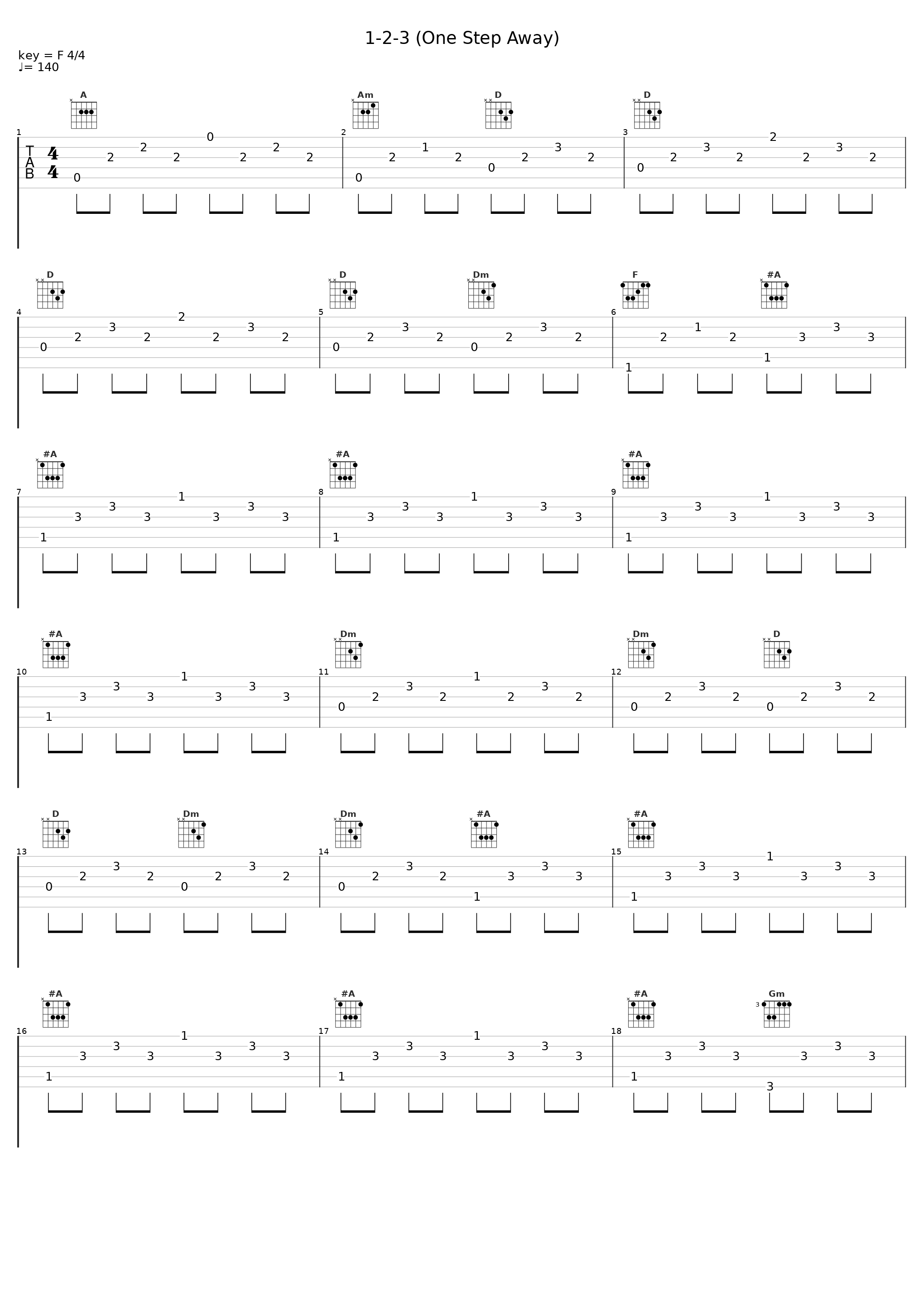 1-2-3 (One Step Away)_Your Favorite Enemies_1