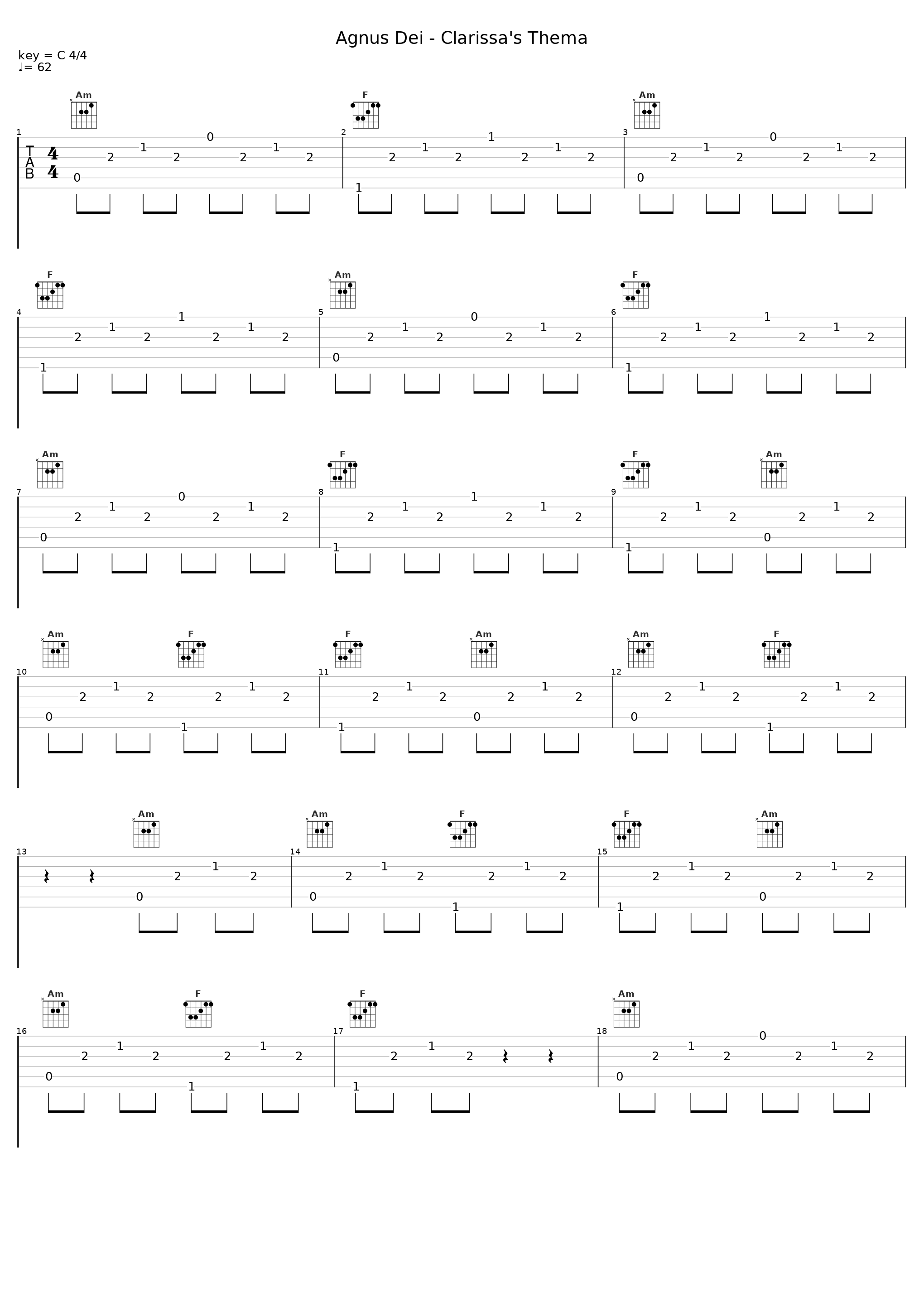 Agnus Dei - Clarissa's Thema_Wojciech Kilar_1