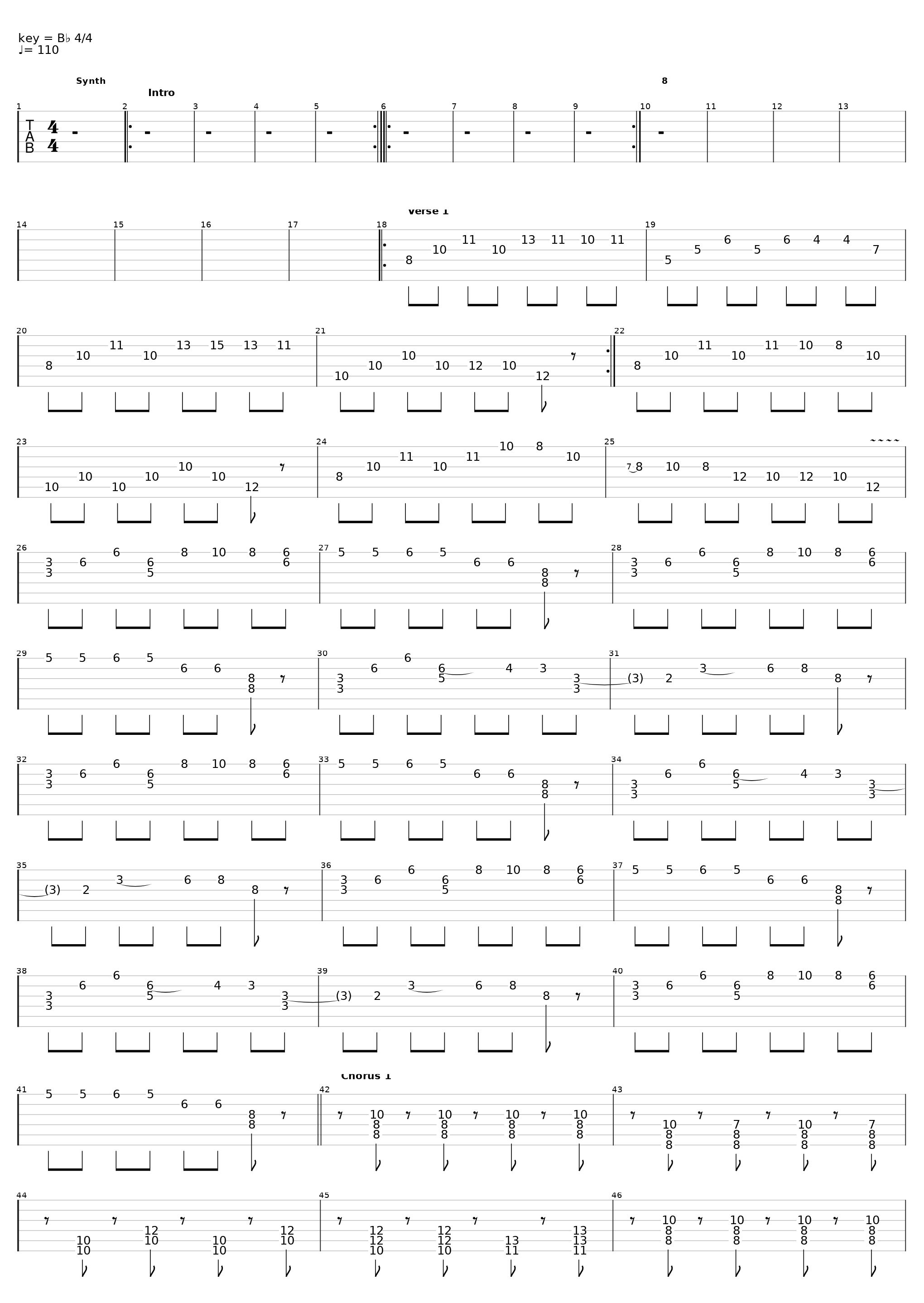A Band Arrangement In Bbmajor_Paninoforte_1