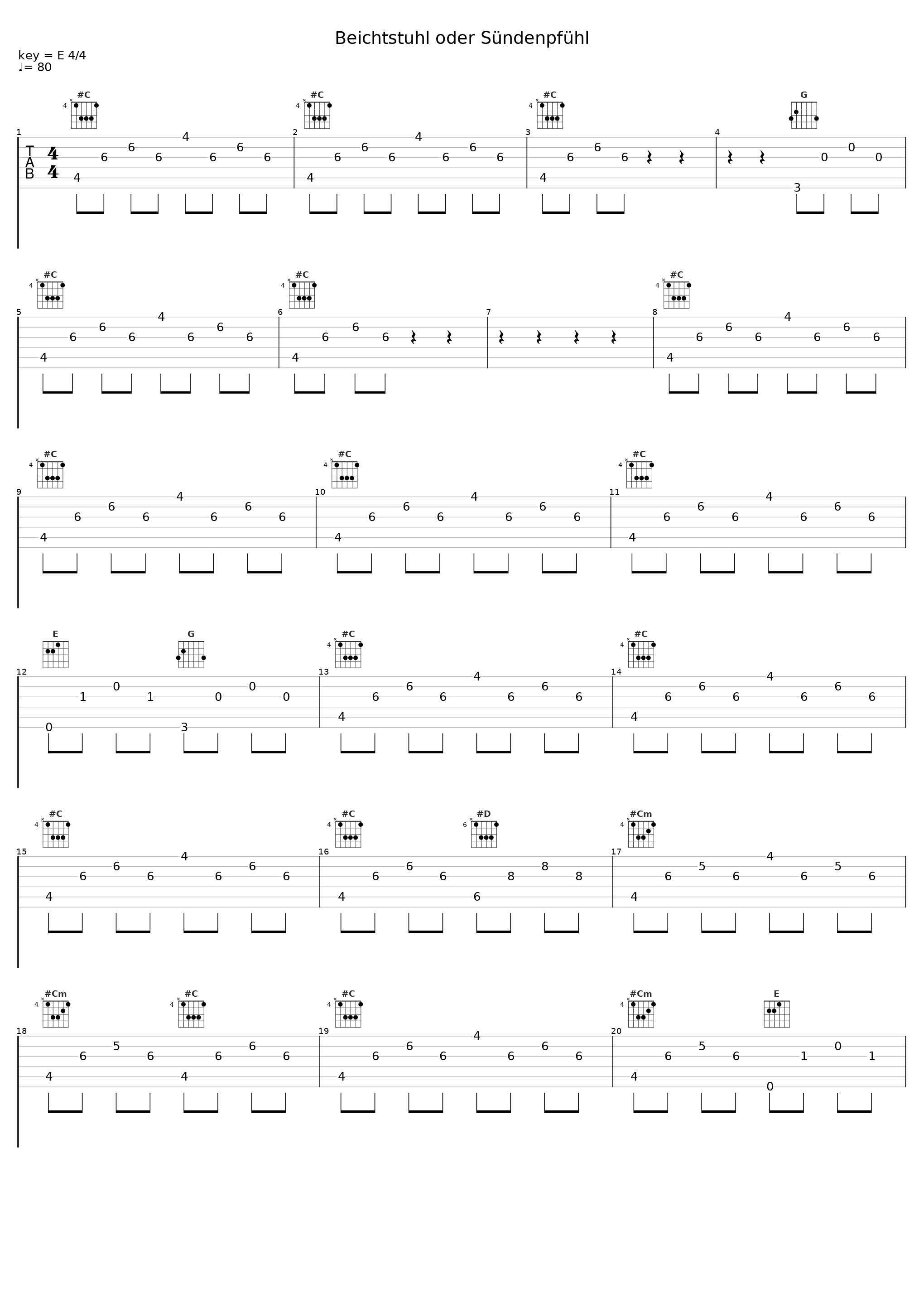 Beichtstuhl oder Sündenpfühl_Unherz_1