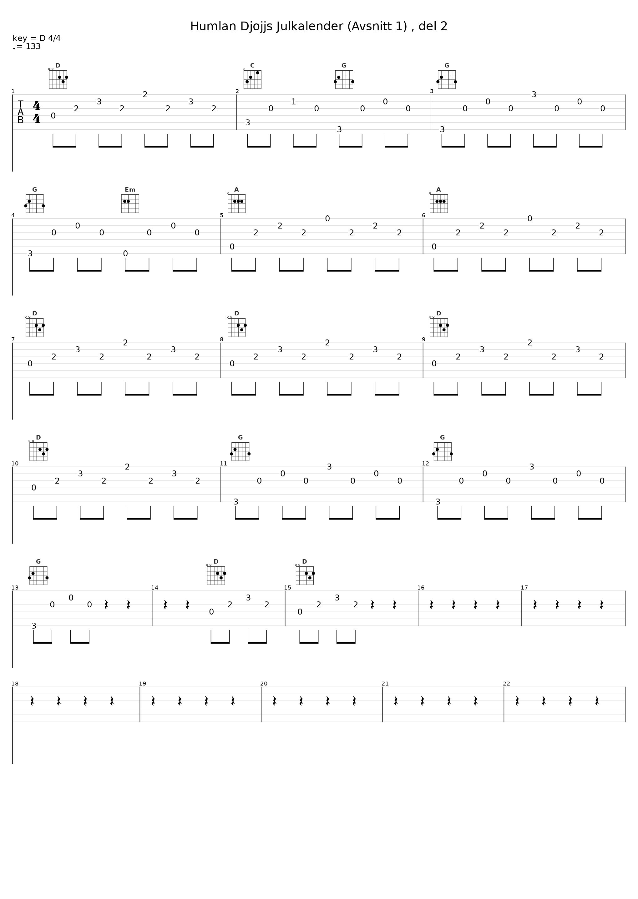 Humlan Djojjs Julkalender (Avsnitt 1) , del 2_Humlan Djojj,Julkalender,Staffan Götestam_1