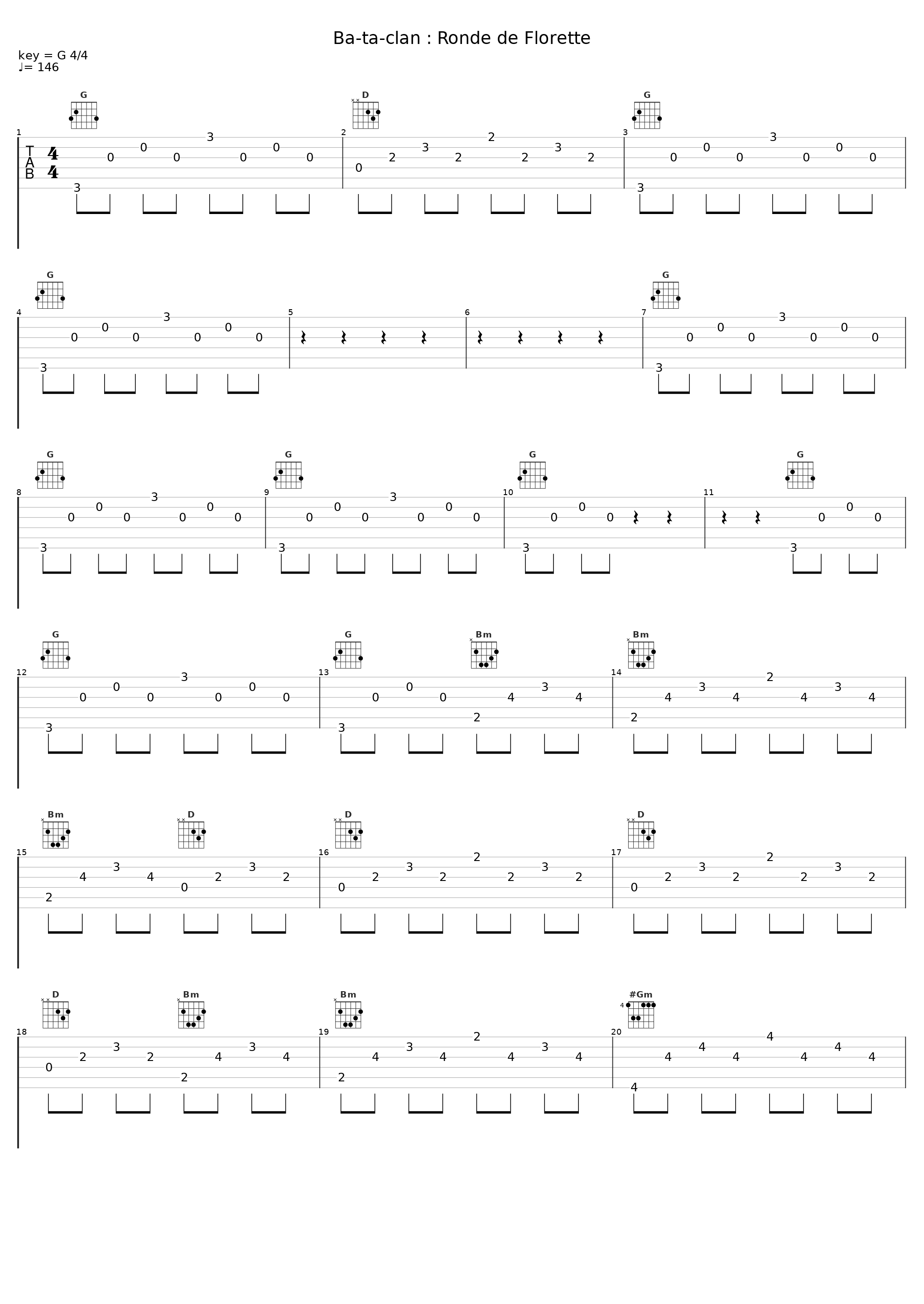 Ba-ta-clan : Ronde de Florette_COURAUD,Marcel,Conductor_1