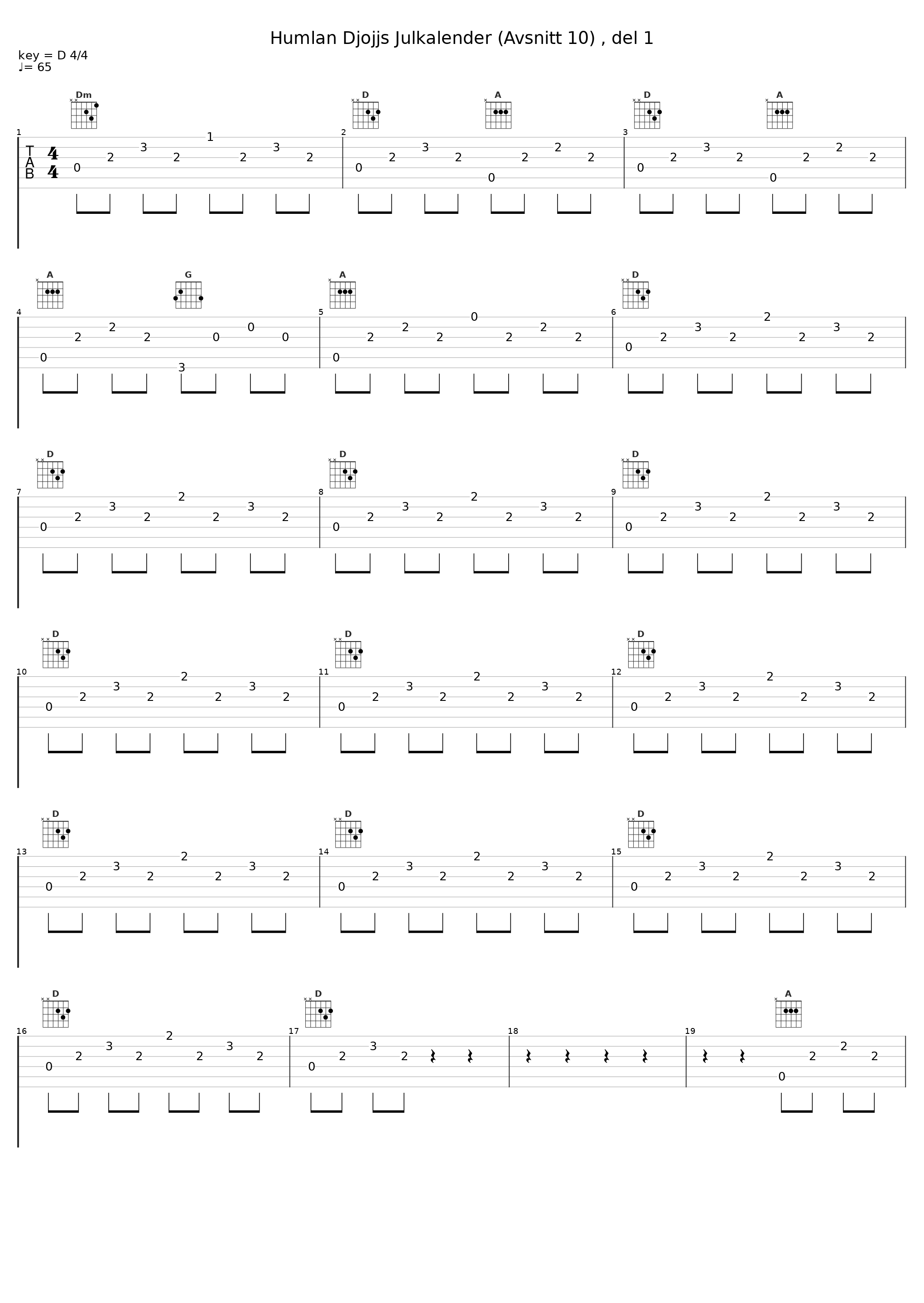 Humlan Djojjs Julkalender (Avsnitt 10) , del 1_Humlan Djojj,Julkalender,Staffan Götestam_1