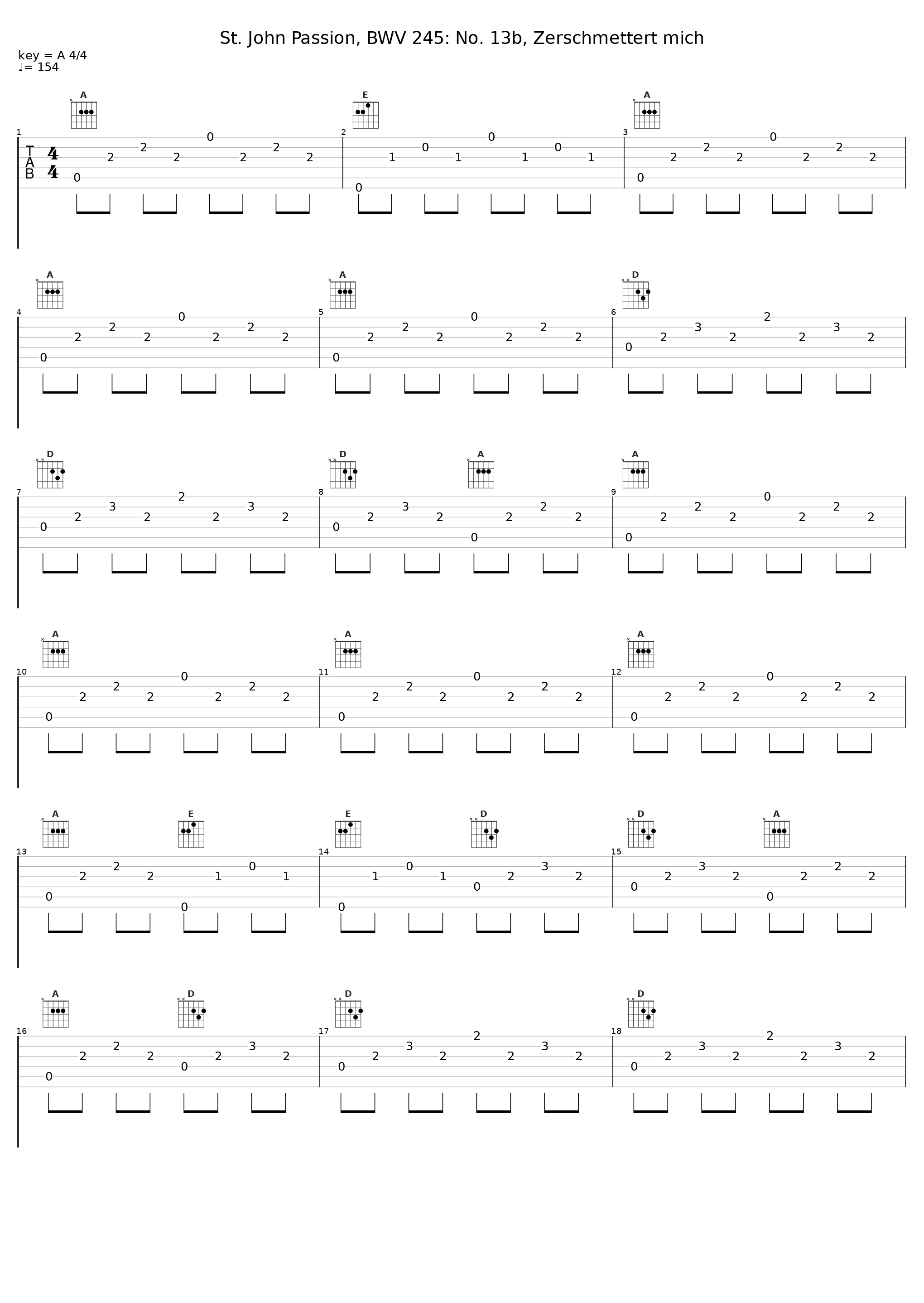 St. John Passion, BWV 245: No. 13b, Zerschmettert mich_Gachinger Kantorei_1