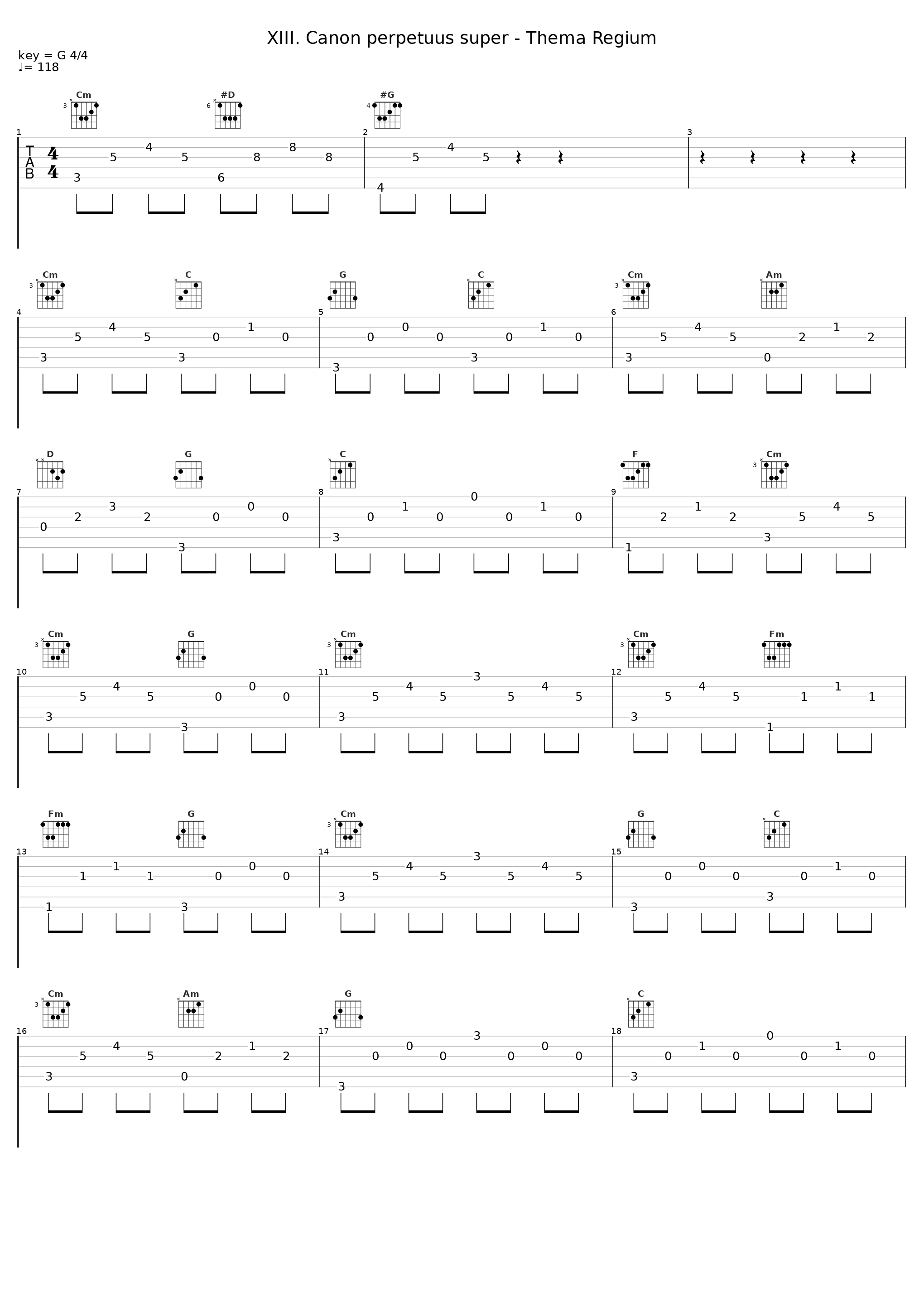 XIII. Canon perpetuus super - Thema Regium_l'Orchestra Filarmonica di Moss Weisman_1